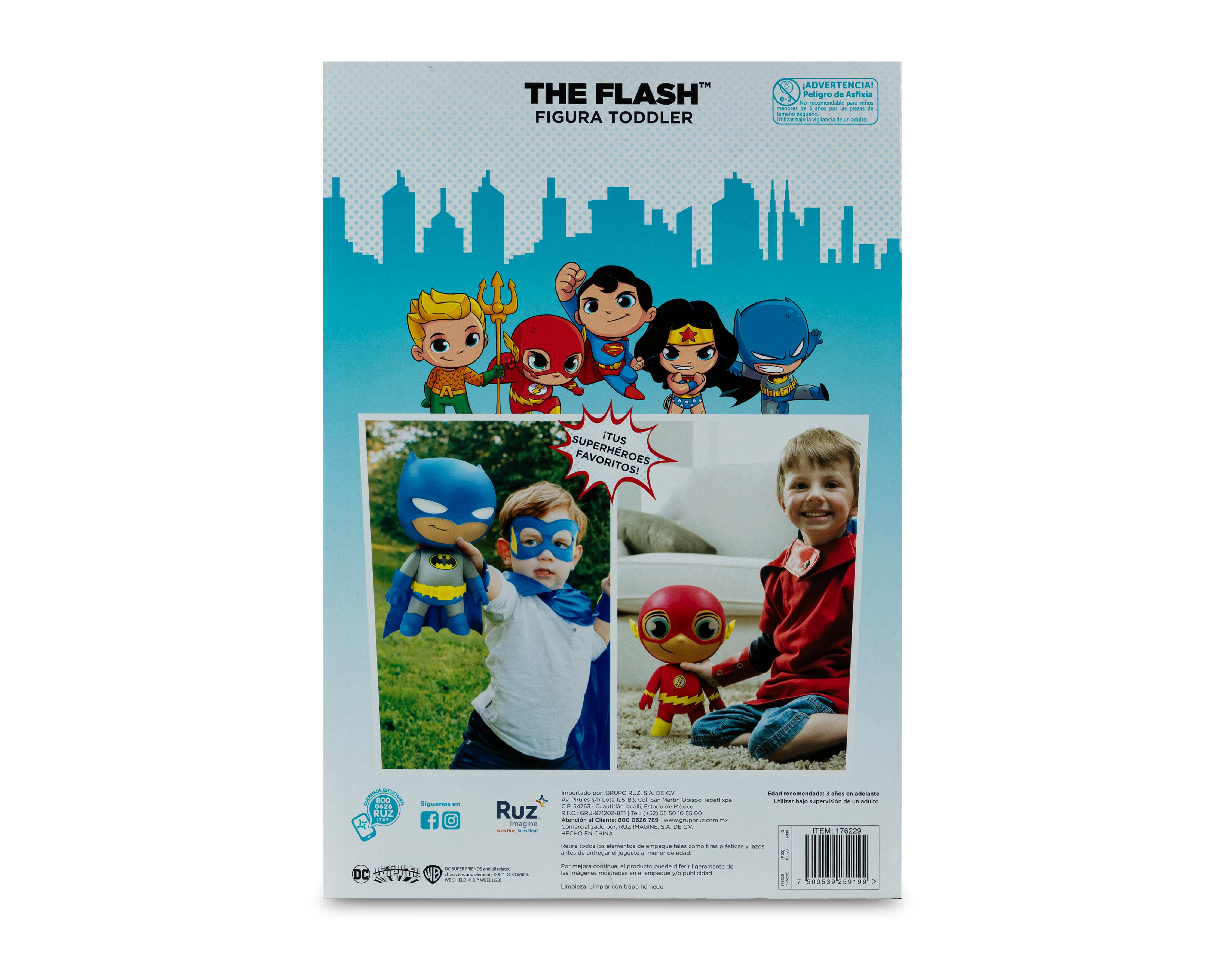 Foto 2 | Figura The Flash DC Comics Super Friends Ruz Toddler