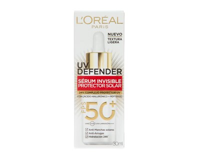 Foto 4 | Sérum Invisible Protector Solar FPS 50+ L'Oréal UV Defender 30 ml
