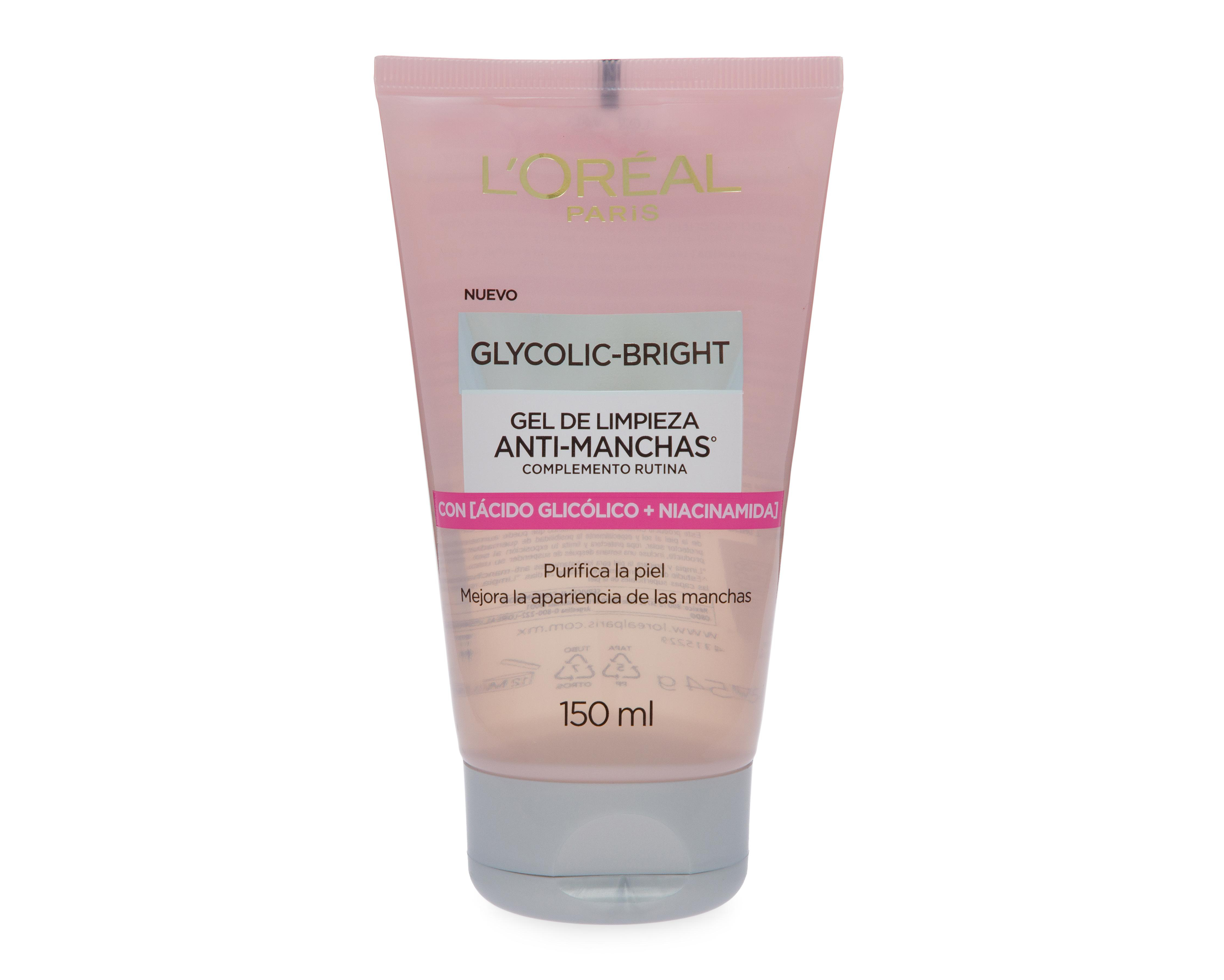Foto 2 pulgar | Gel de Limpieza Anti-Manchas L'Oréal Glycolic Bright 150 ml
