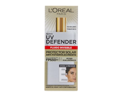 Foto 4 | Protector Solar Fluido Invisible L'Oréal UV Defender 40 g