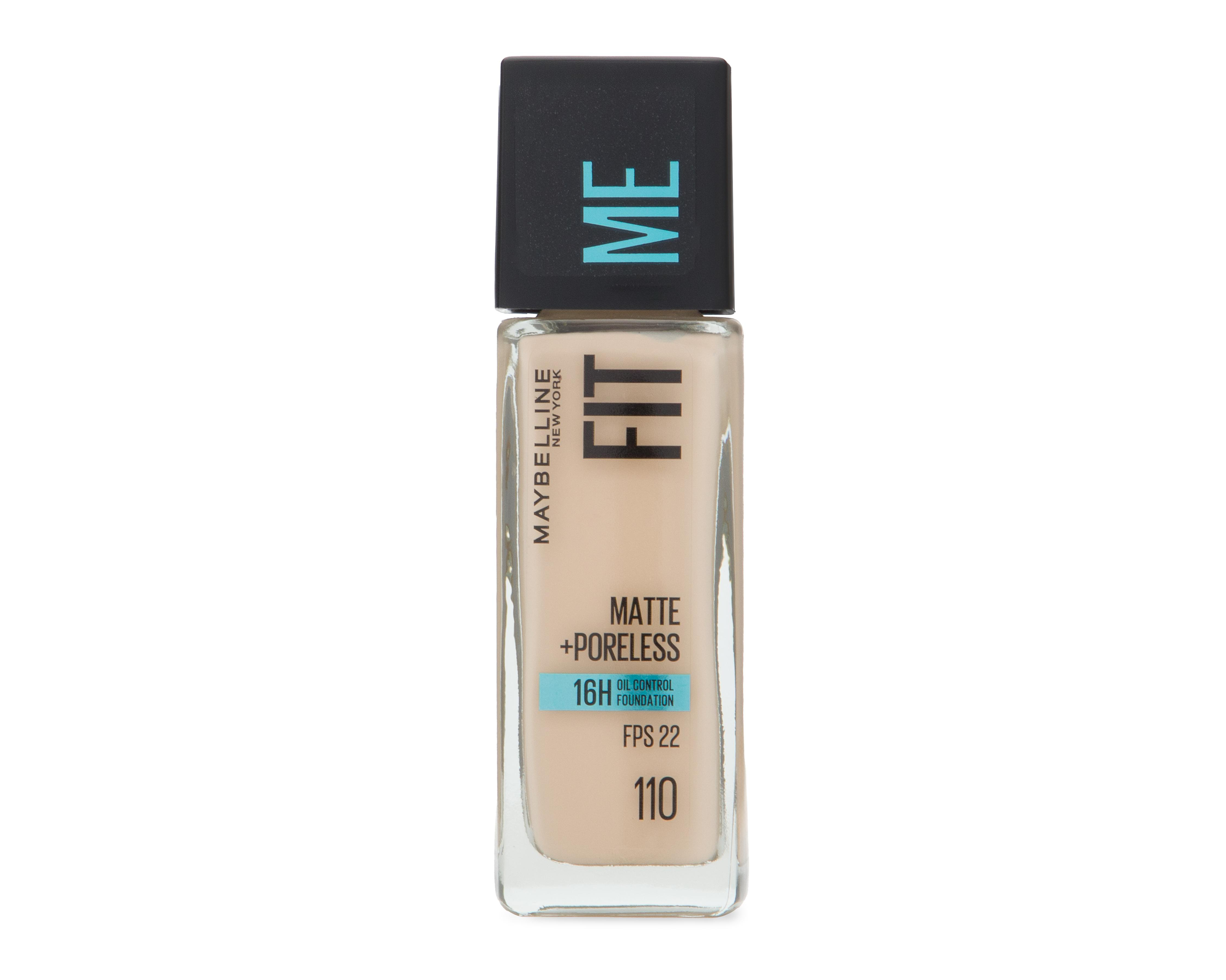 Base de Maquillaje Maybelline Fit Me Matte + Poreless 110 Porcelain 30 ml