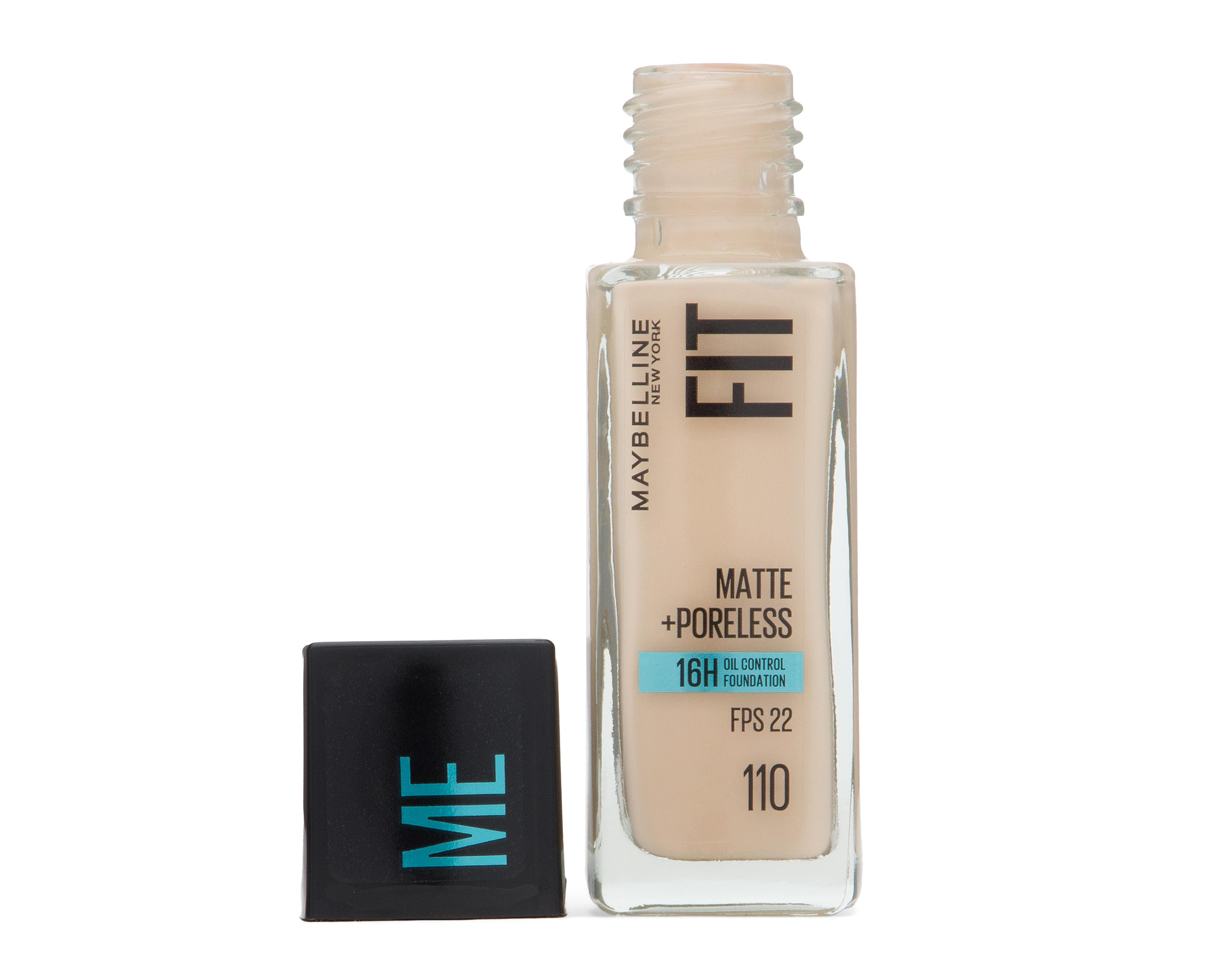 Foto 4 pulgar | Base de Maquillaje Maybelline Fit Me Matte + Poreless 110 Porcelain 30 ml