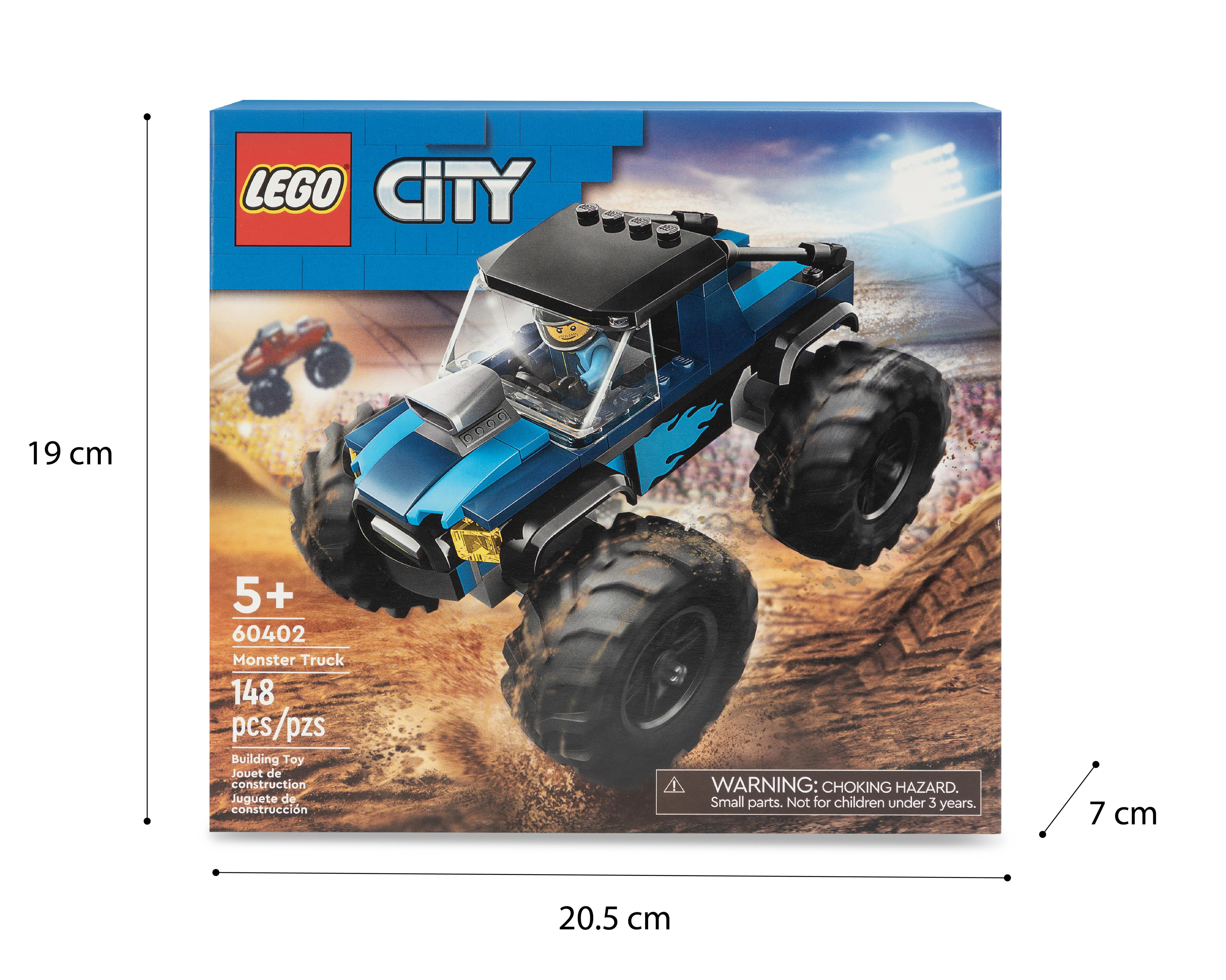 Foto 4 pulgar | LEGO Monster Truck Azul 60402