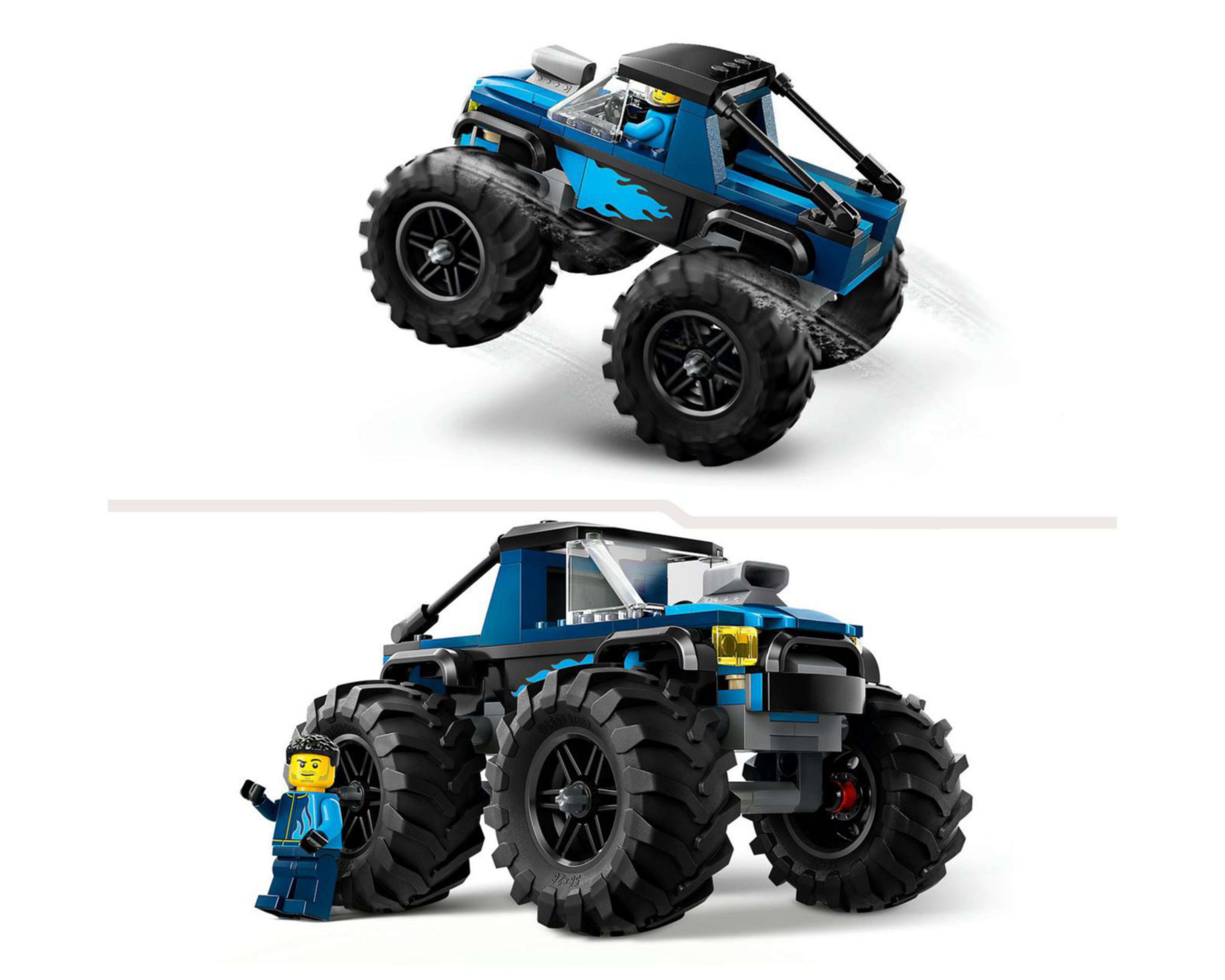 Foto 8 pulgar | LEGO Monster Truck Azul 60402