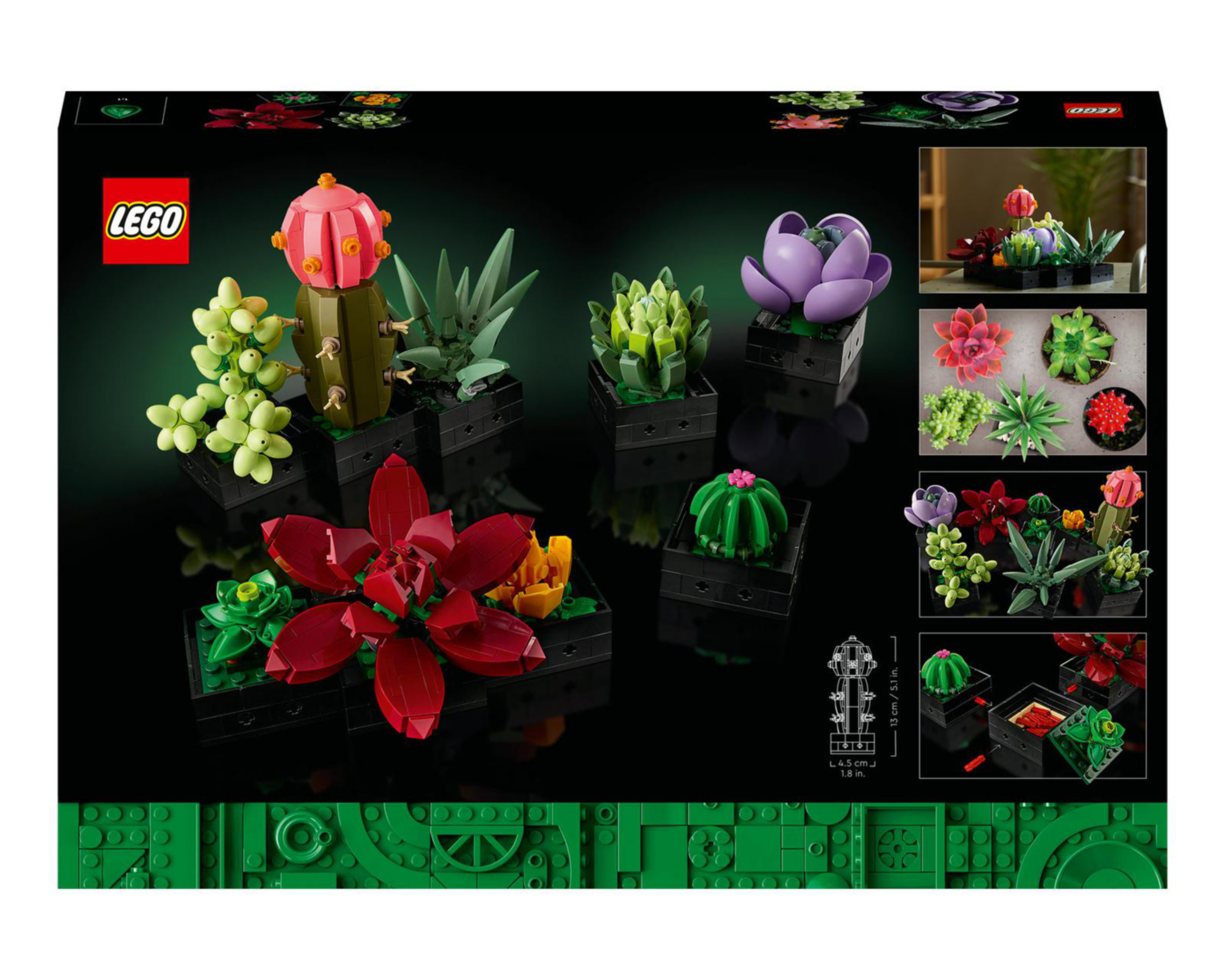 Foto 10 pulgar | LEGO Botanical Collection Suculentas