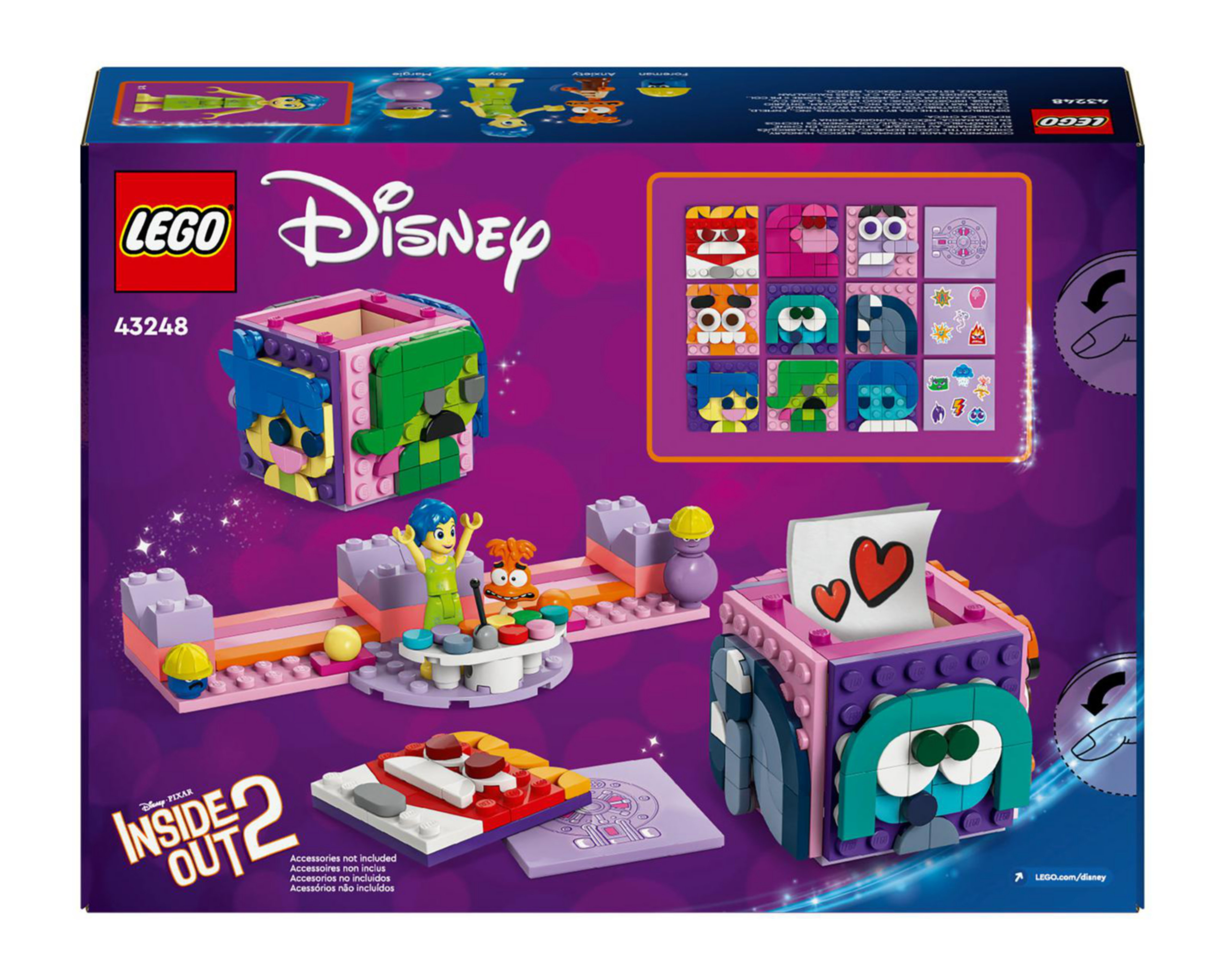 Foto 10 pulgar | LEGO Disney Pixar Inside Out 2 Mood Cubes