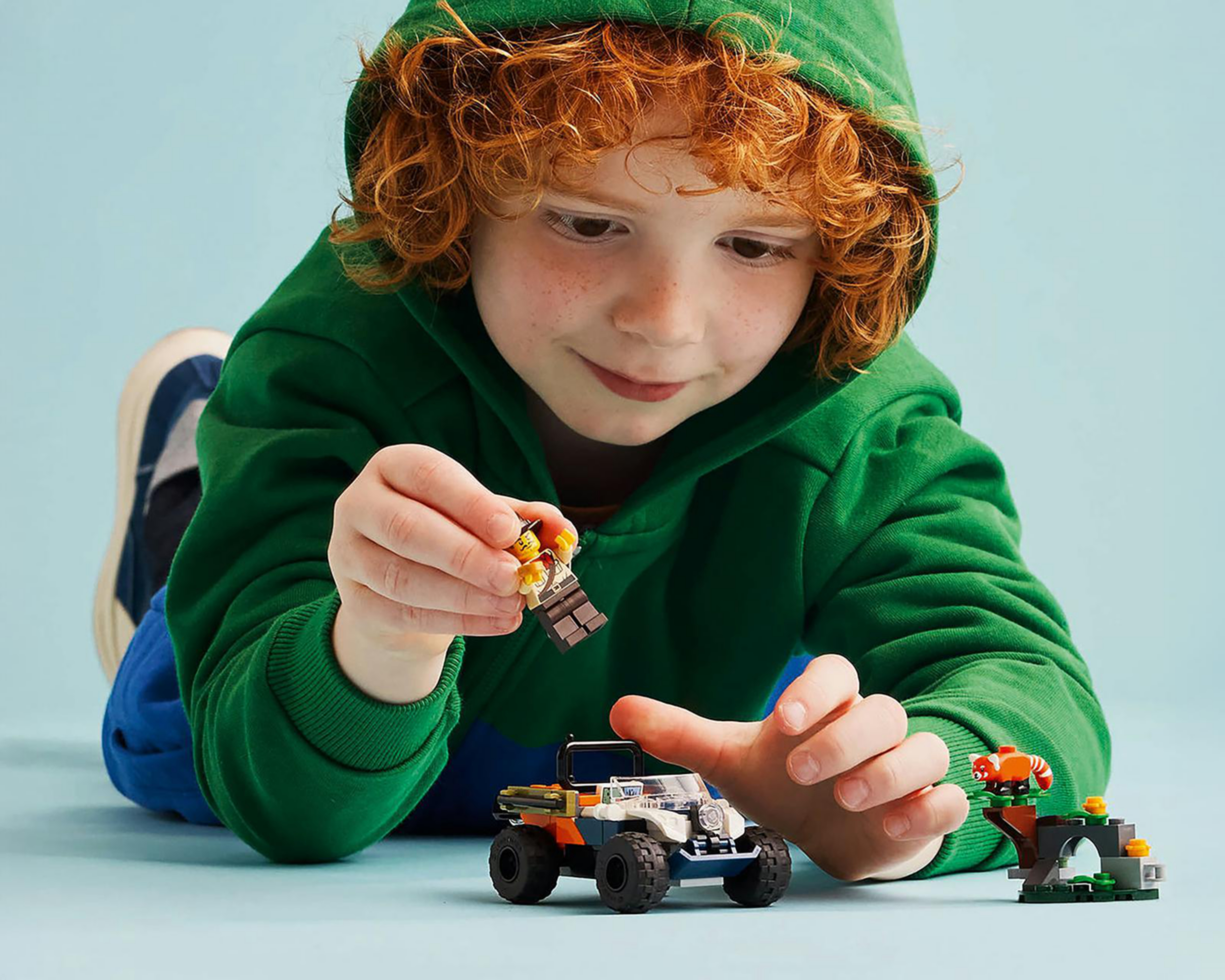 Foto 5 | LEGO City: Exploradores de la Jungla Todoterreno y Misión del Panda Rojo