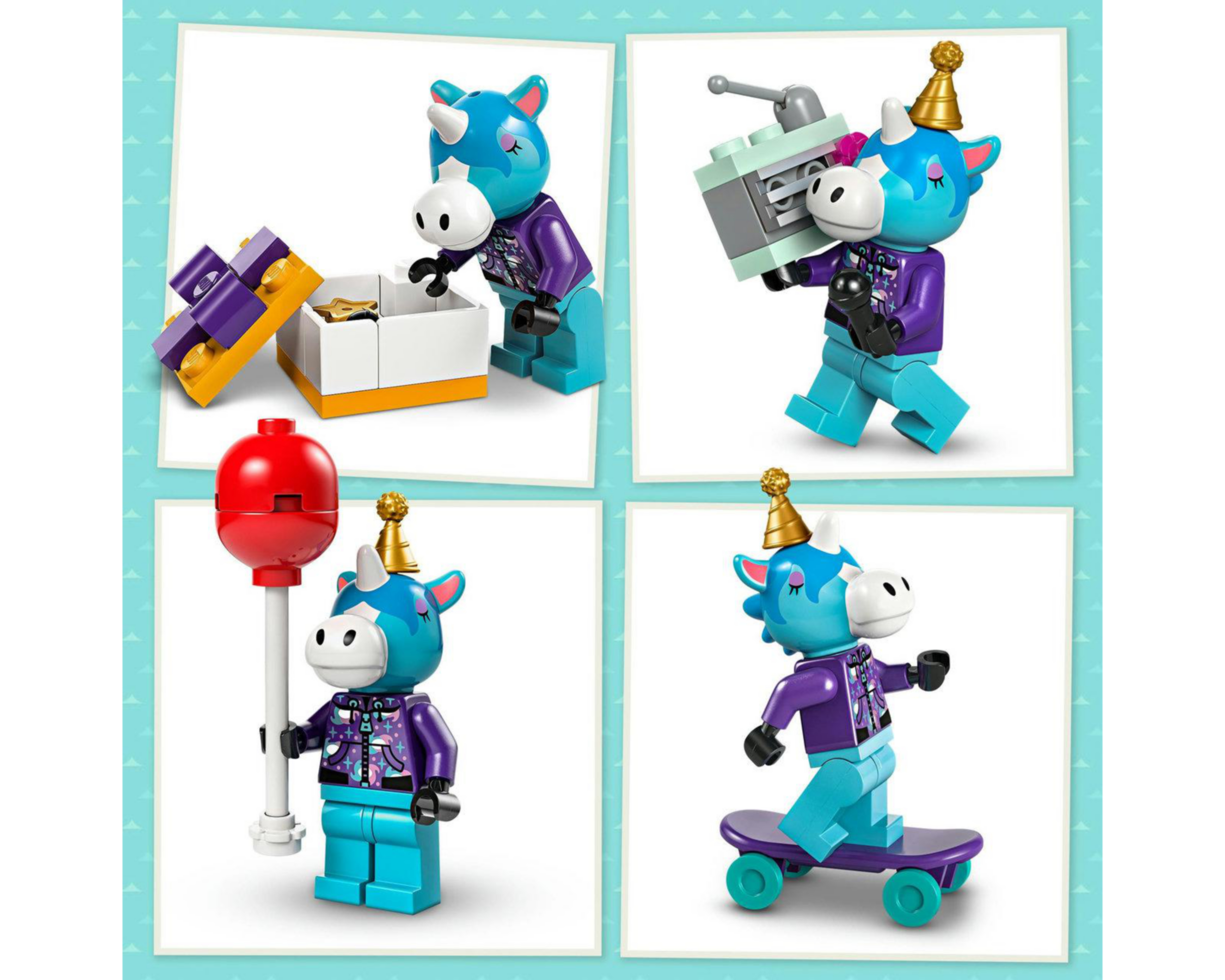 Foto 8 | LEGO Animal Crossing: Fiesta de Cumpleaños de Azulino