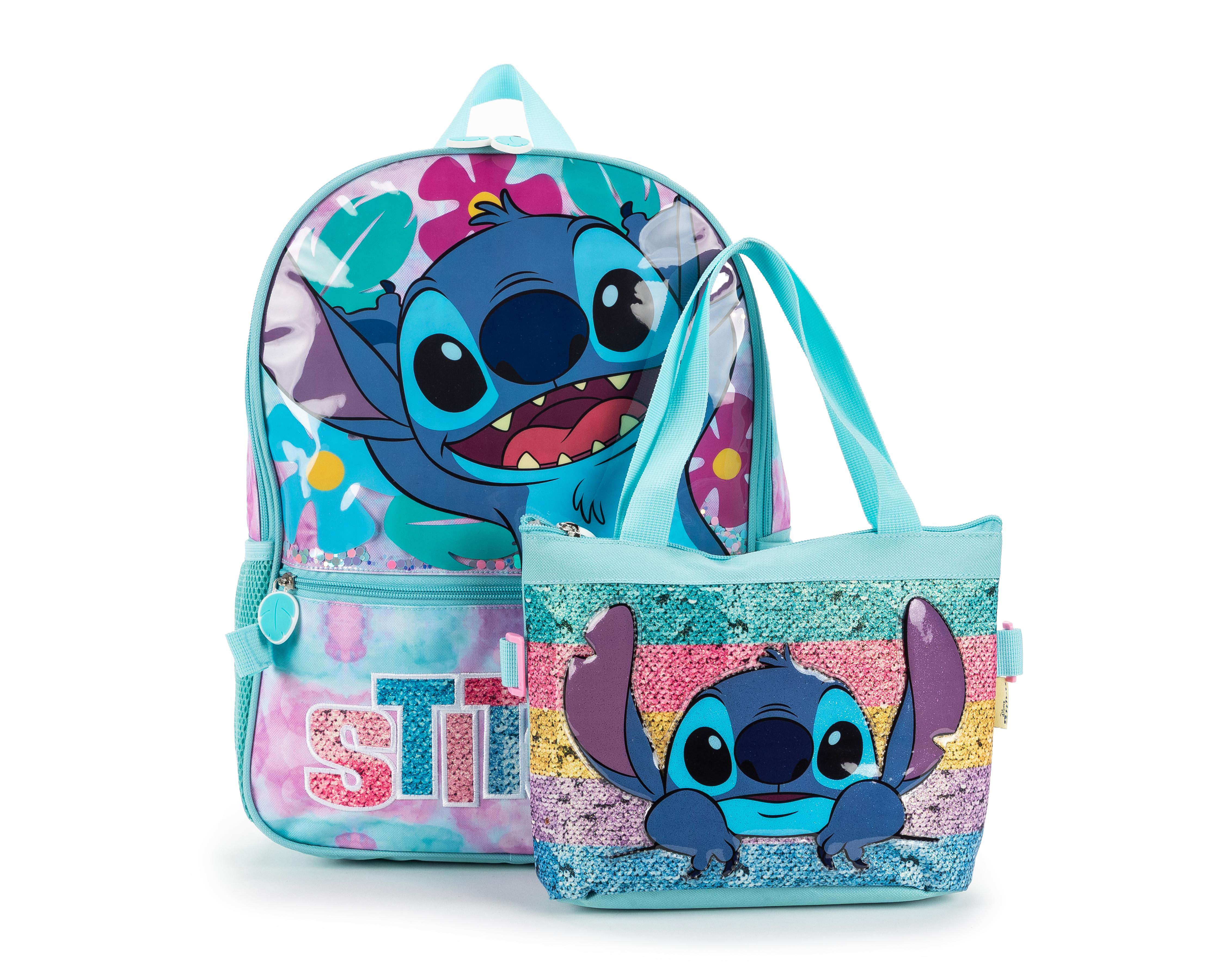 Foto 2 pulgar | Mochila Escolar Disney Stitch con Bolsa
