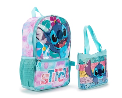Foto 2 | Mochila Escolar Disney Stitch con Bolsa