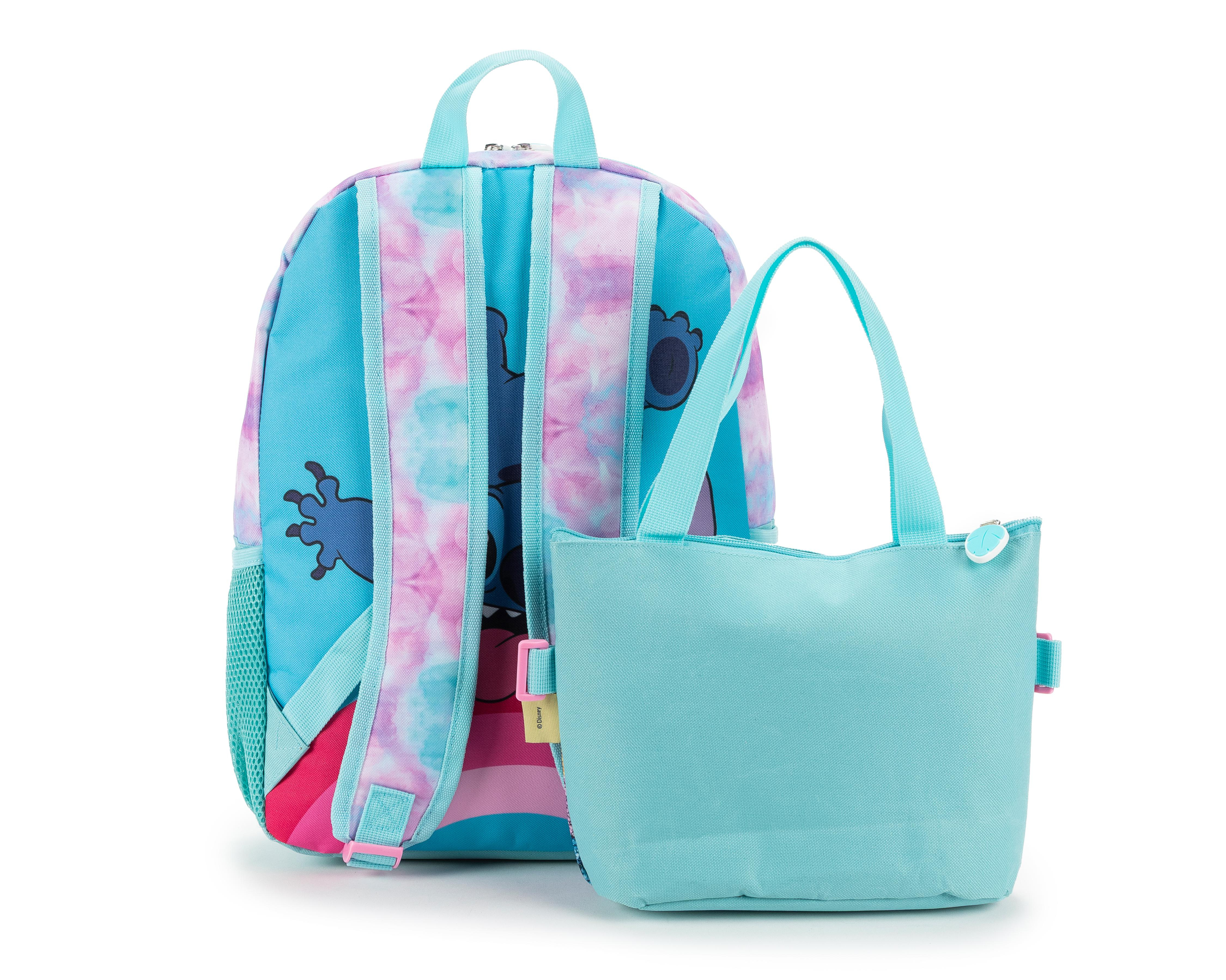 Foto 4 pulgar | Mochila Escolar Disney Stitch con Bolsa