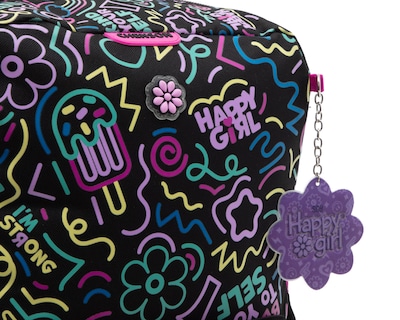 Foto 5 | Mochila Escolar Chenson Happy Girl Negra