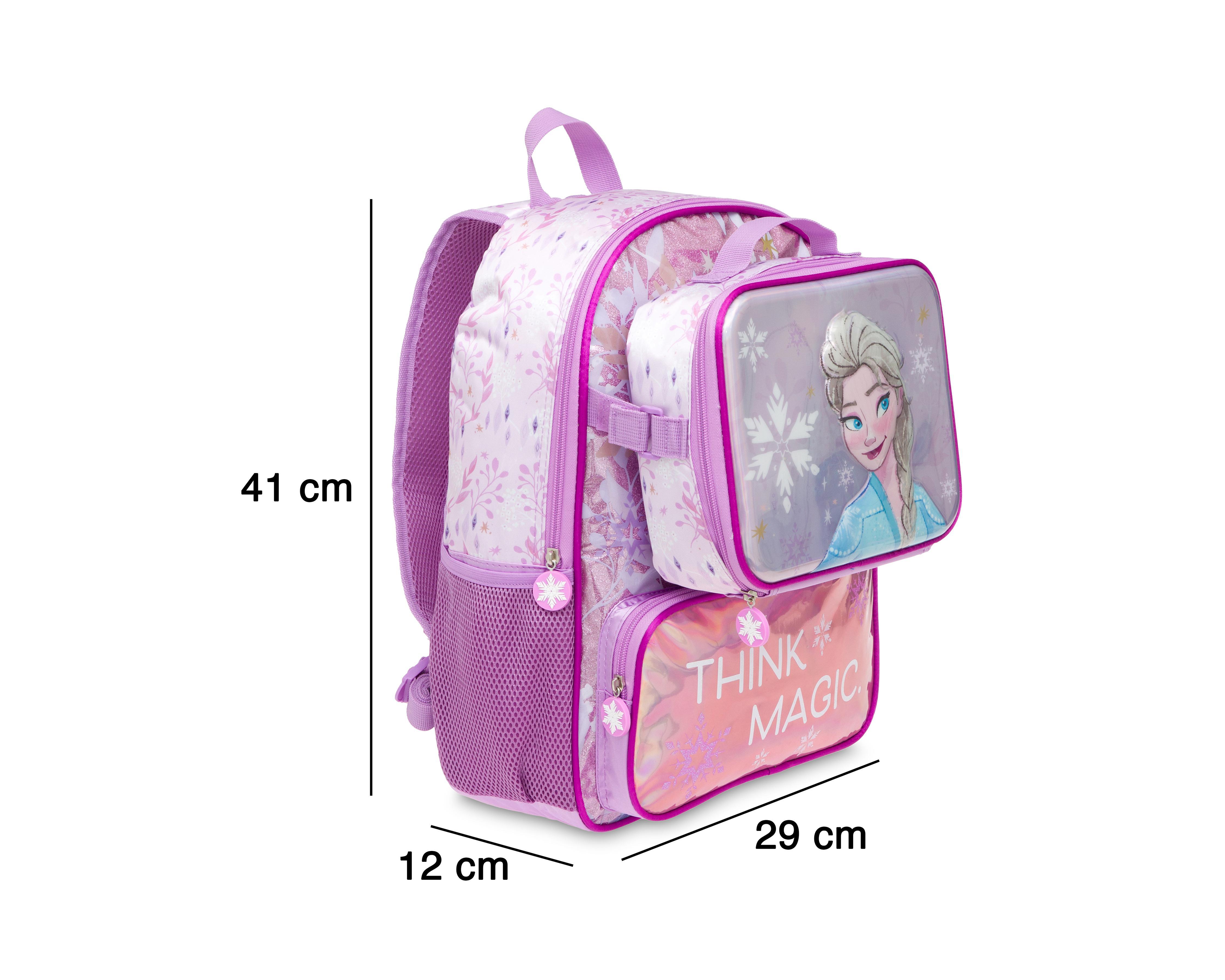 Foto 7 pulgar | Mochila Escolar Disney con Lonchera