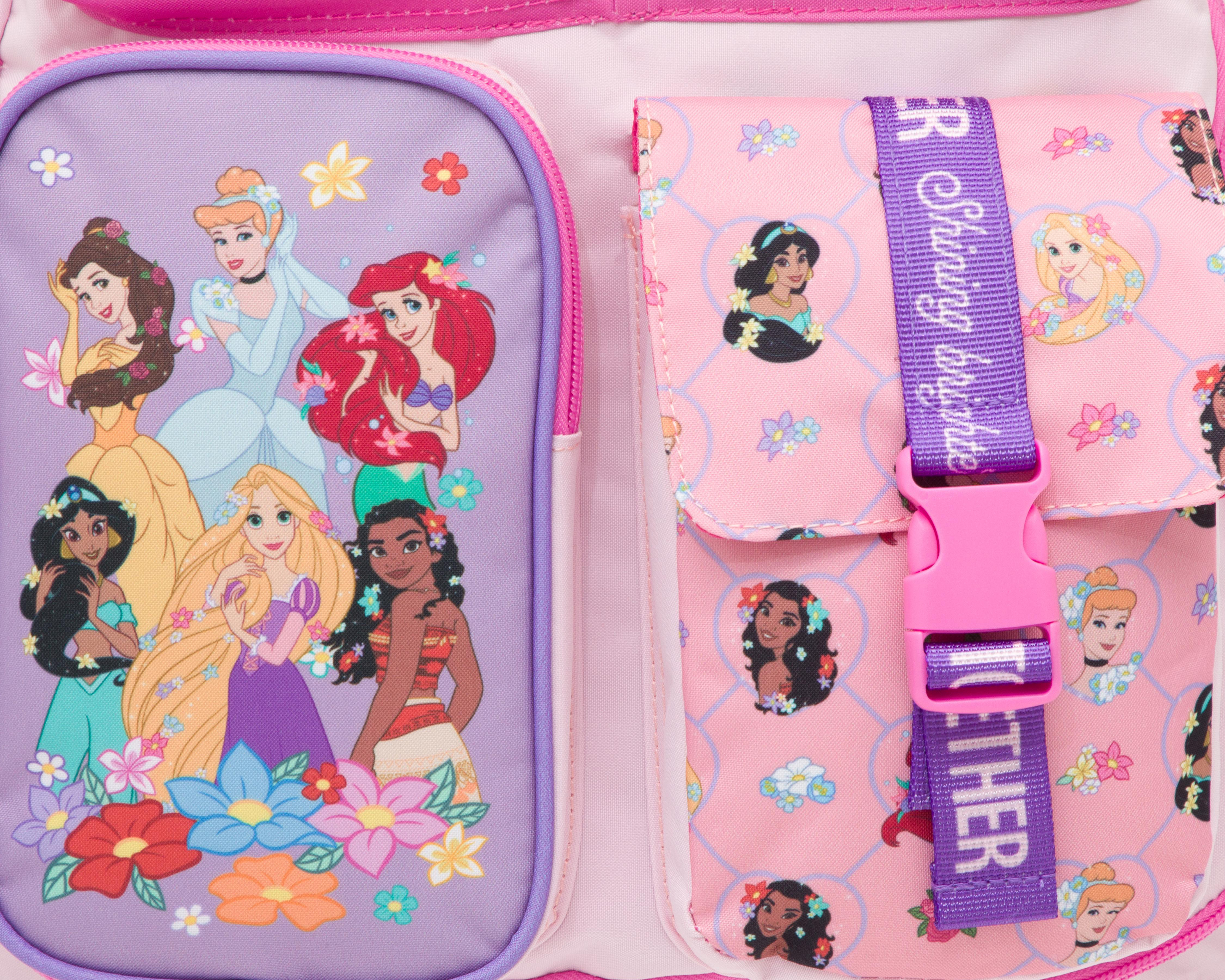Foto 6 pulgar | Mochila Disney Princesas Rosa