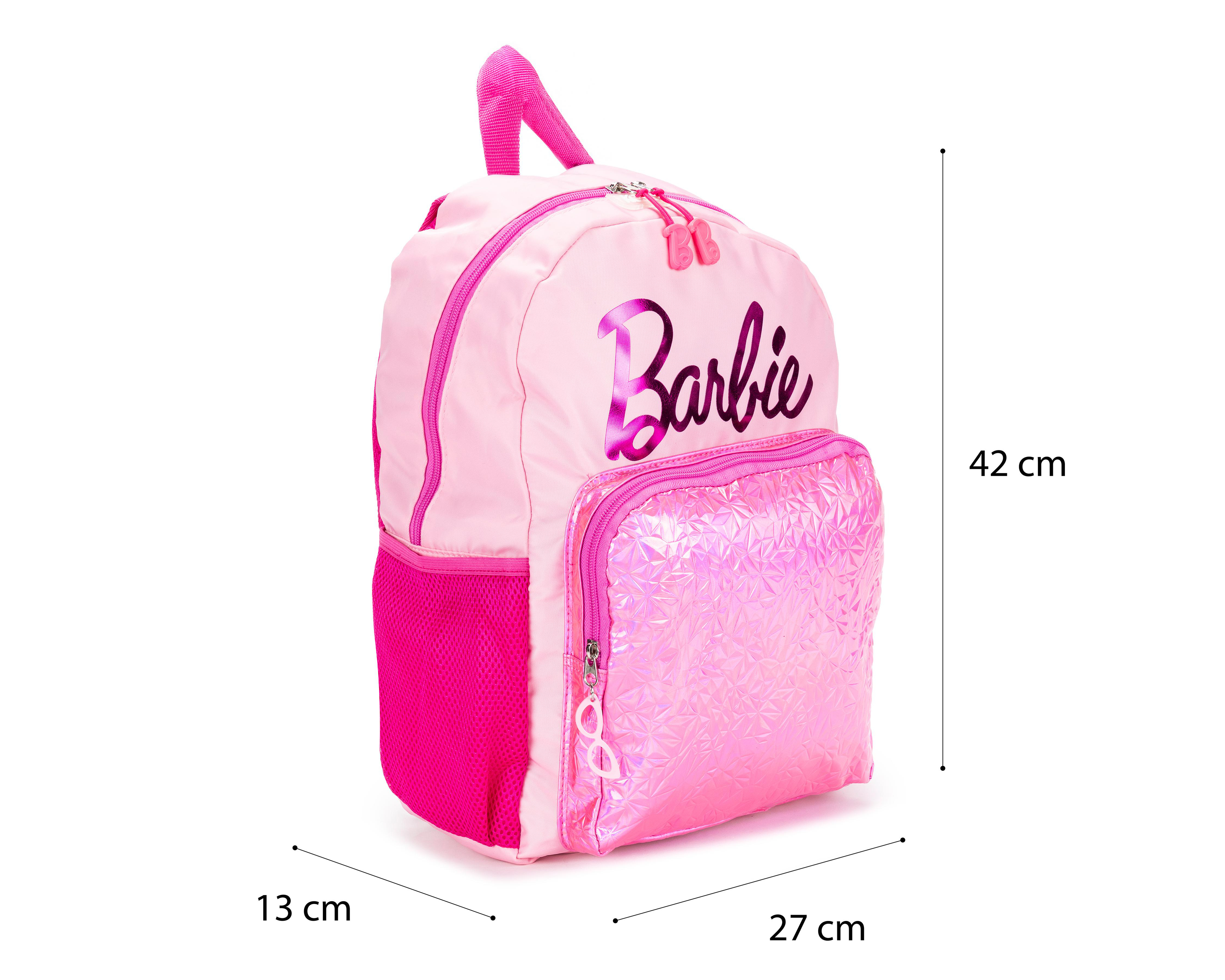 Foto 8 pulgar | Mochila Escolar Barbie Rosa