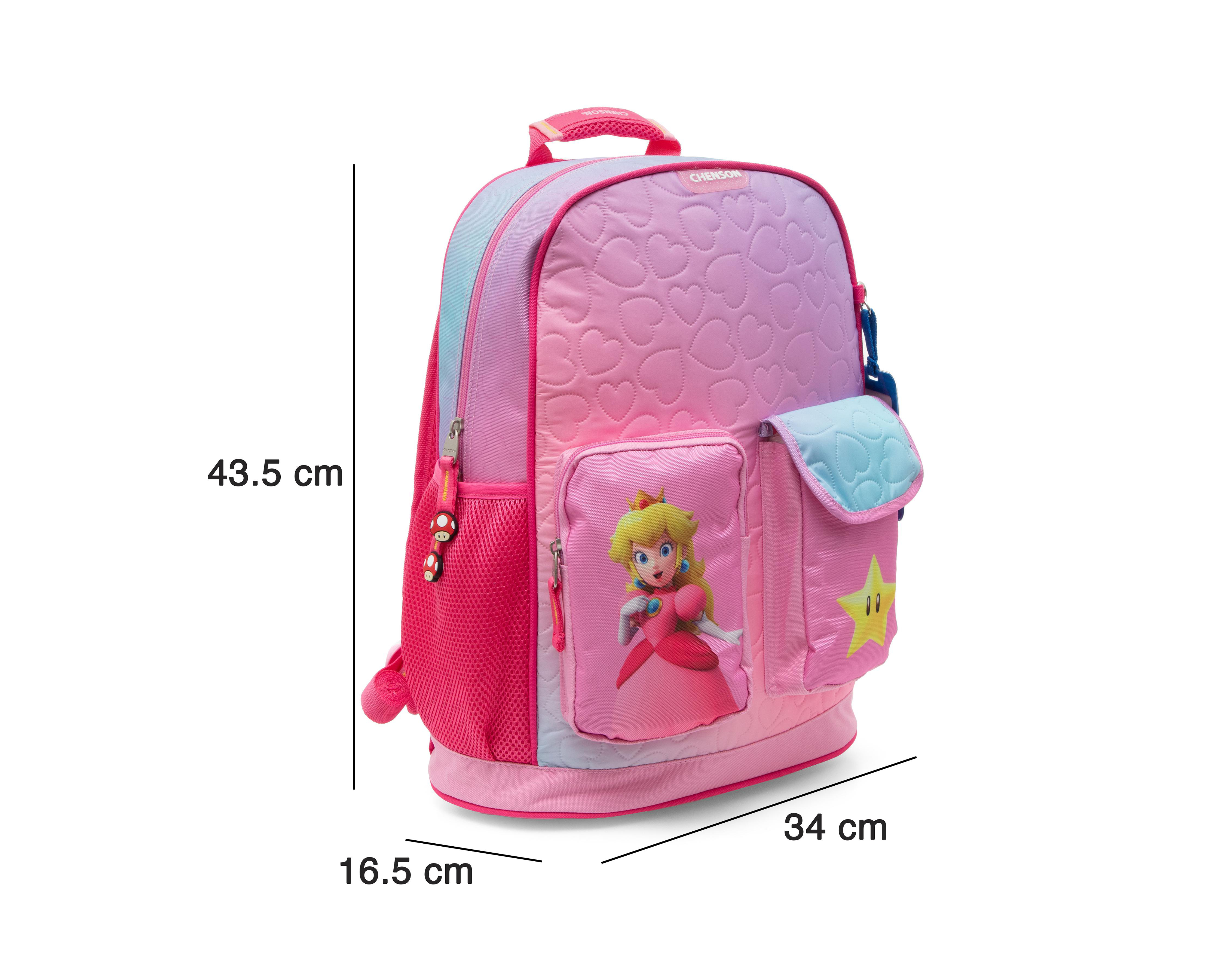 Foto 8 pulgar | Mochila Escolar Chenson Super Mario Princesa Peach
