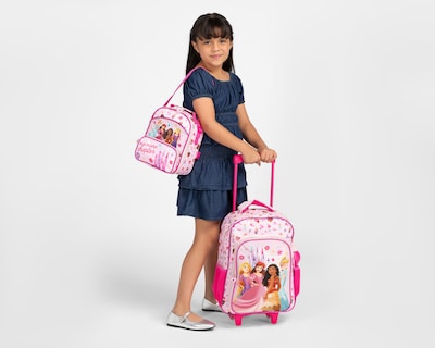 Foto 7 | Mochila con Ruedas Disney Princesas Rosa