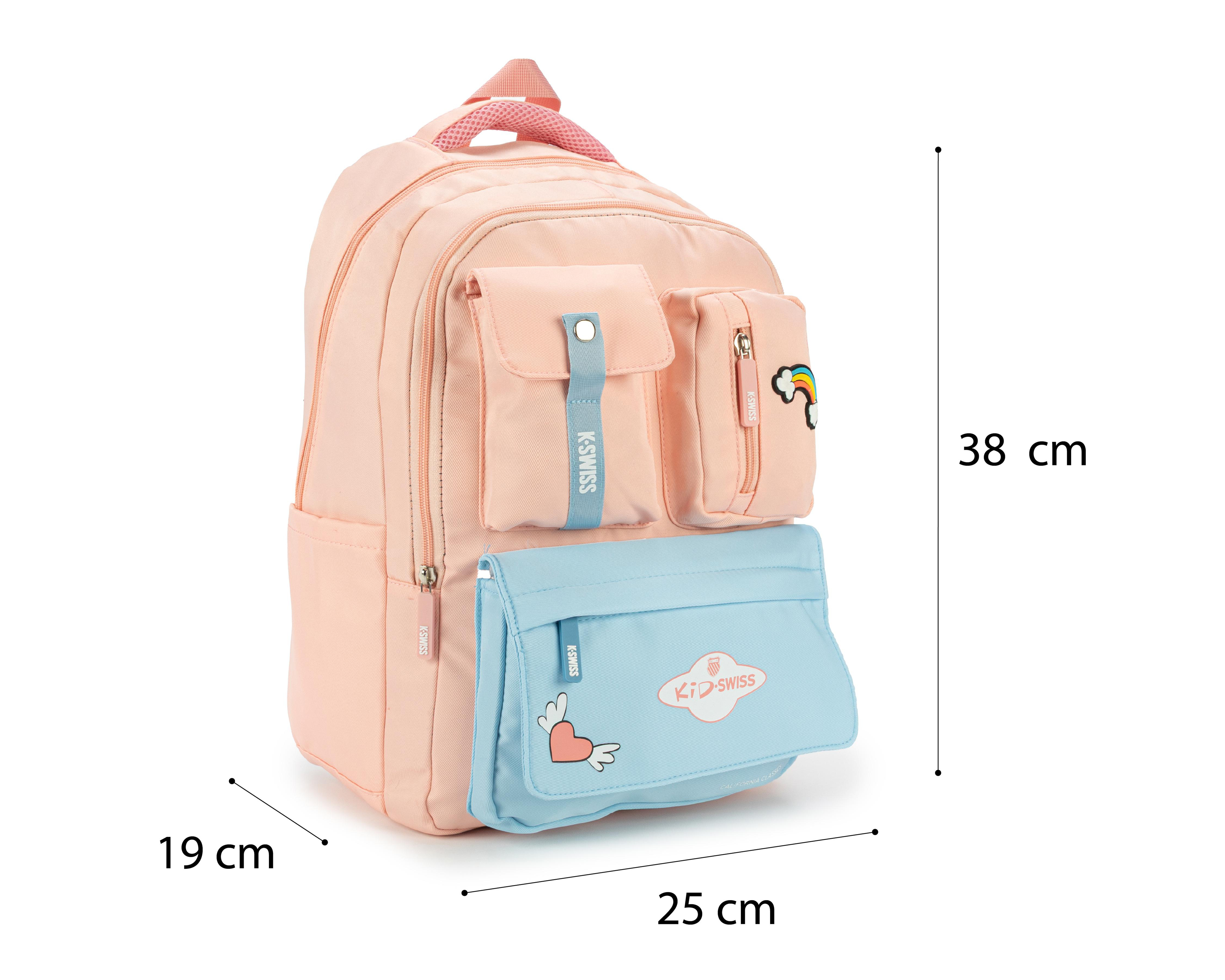 Foto 7 | Mochila Escolar K-Swiss Salmón