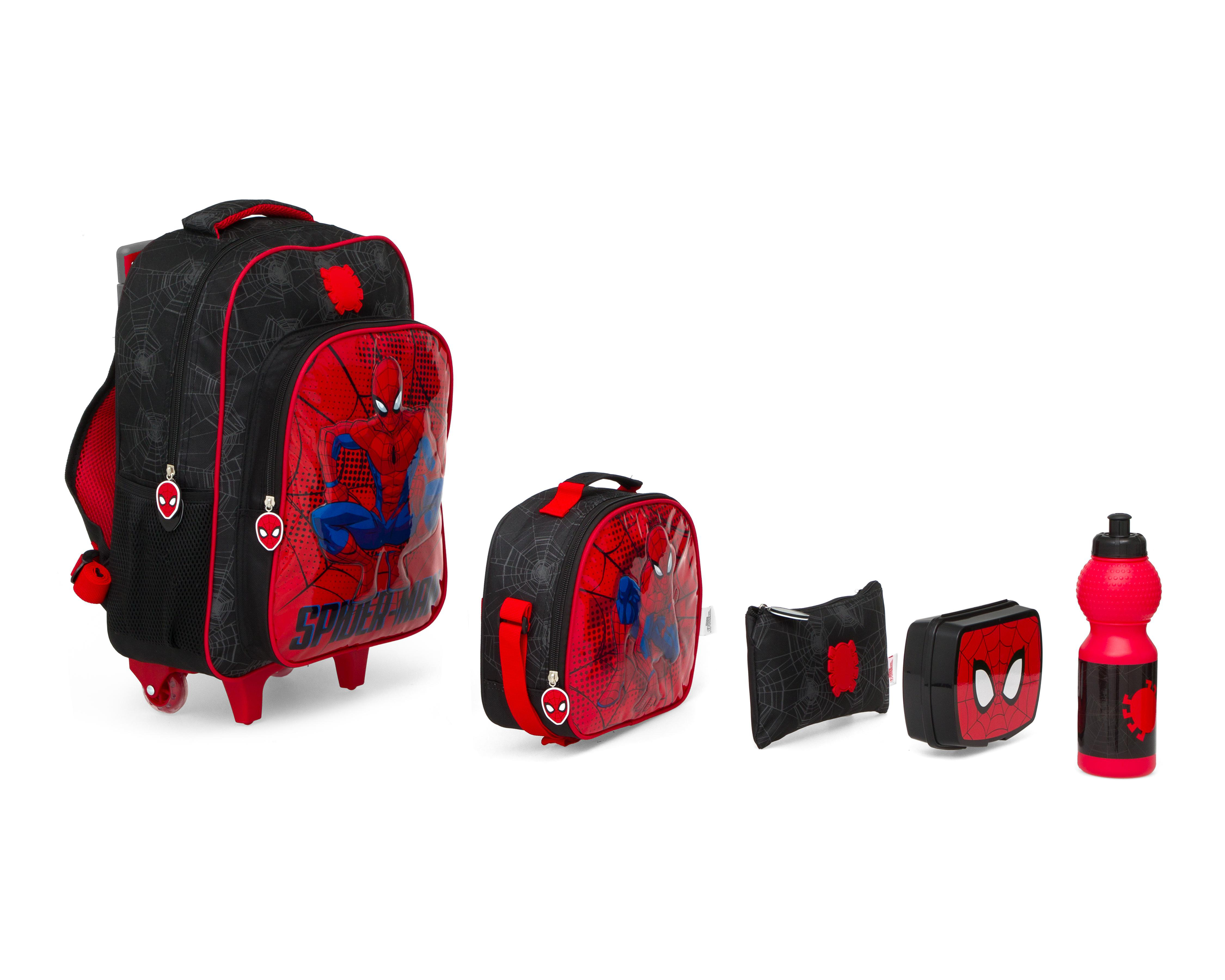 Foto 3 pulgar | Mochila con Ruedas Marvel Spider-Man con Accesorios