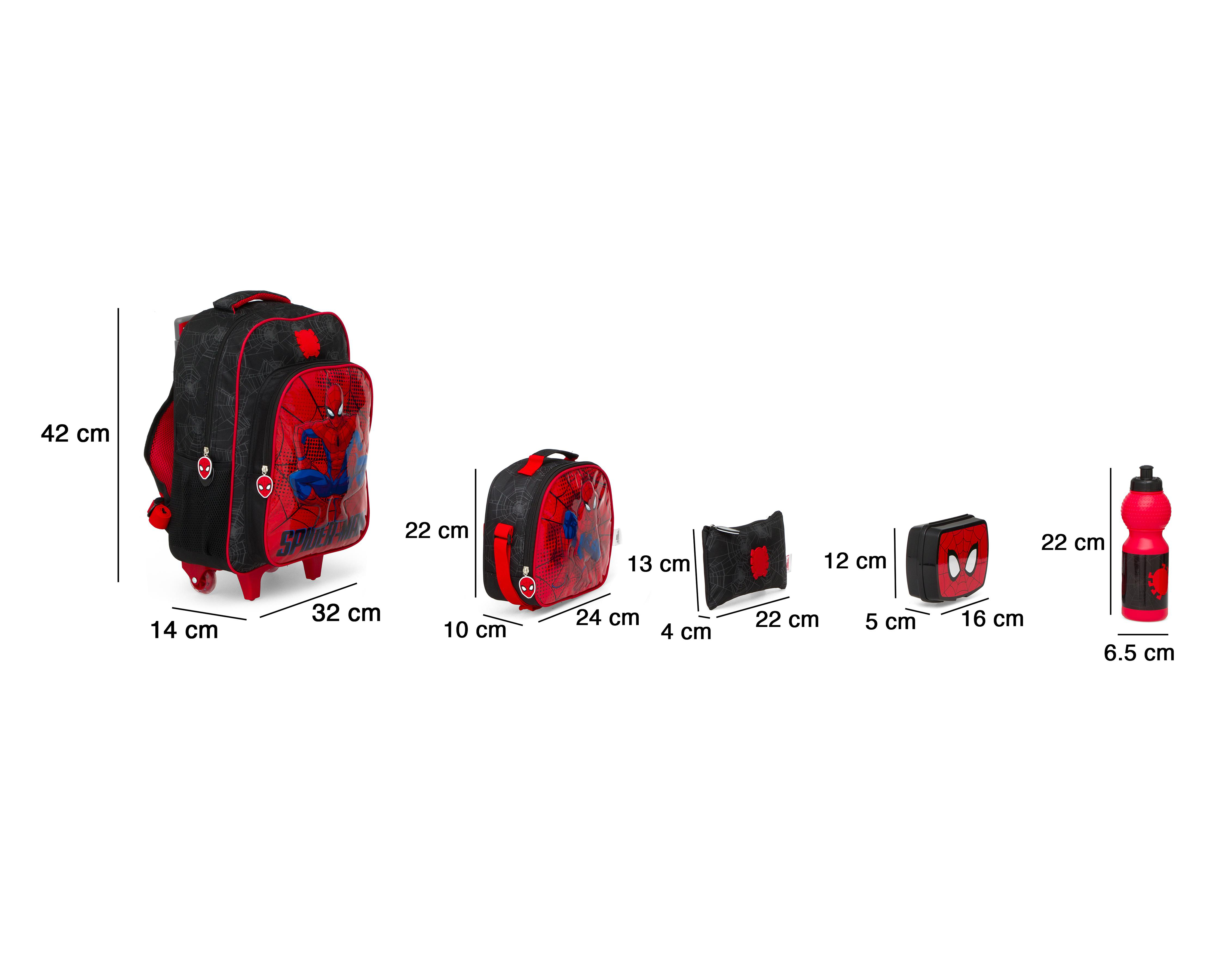 Foto 6 pulgar | Mochila con Ruedas Marvel Spider-Man con Accesorios