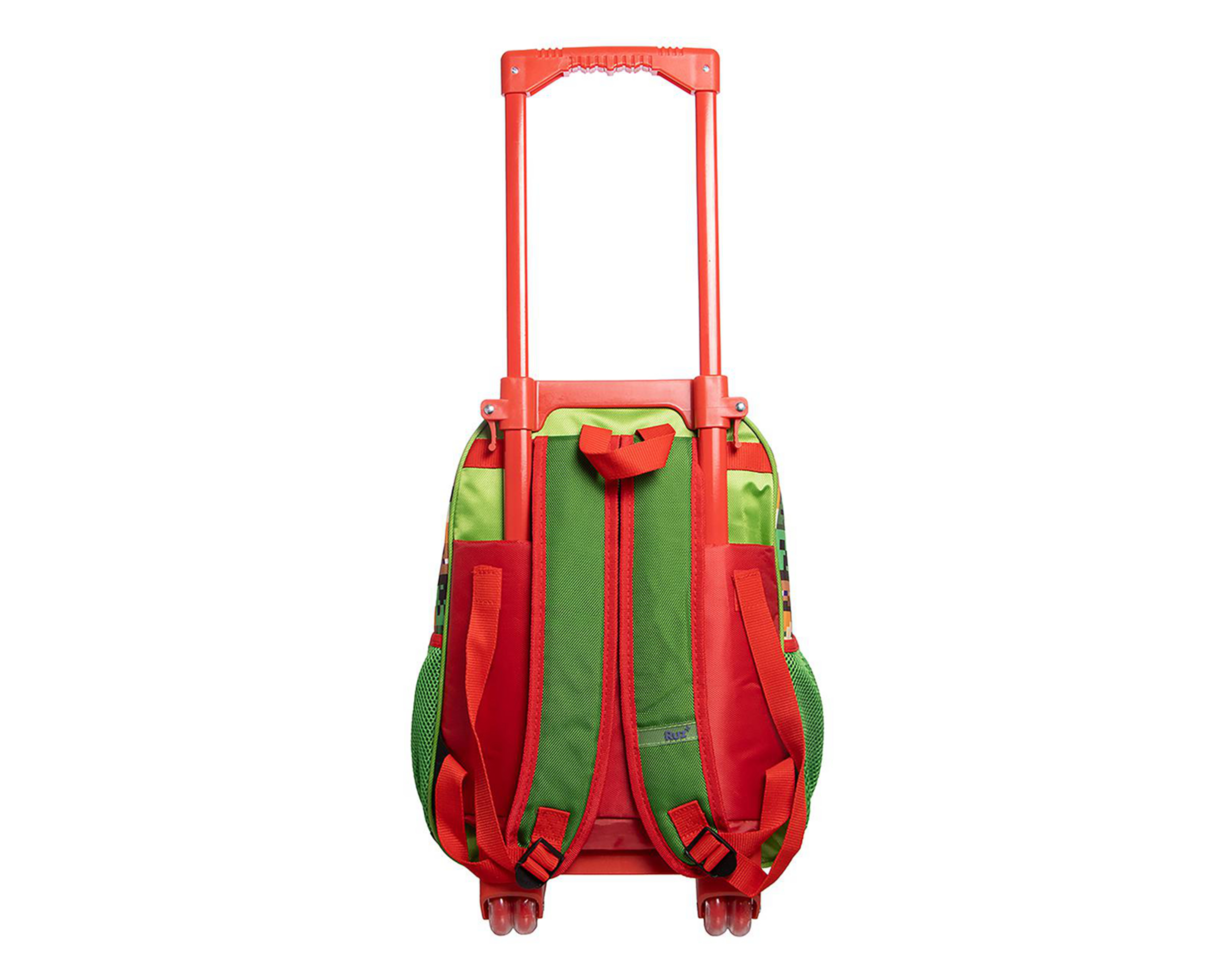 Foto 4 pulgar | Mochila con Ruedas Minecraft Estampada