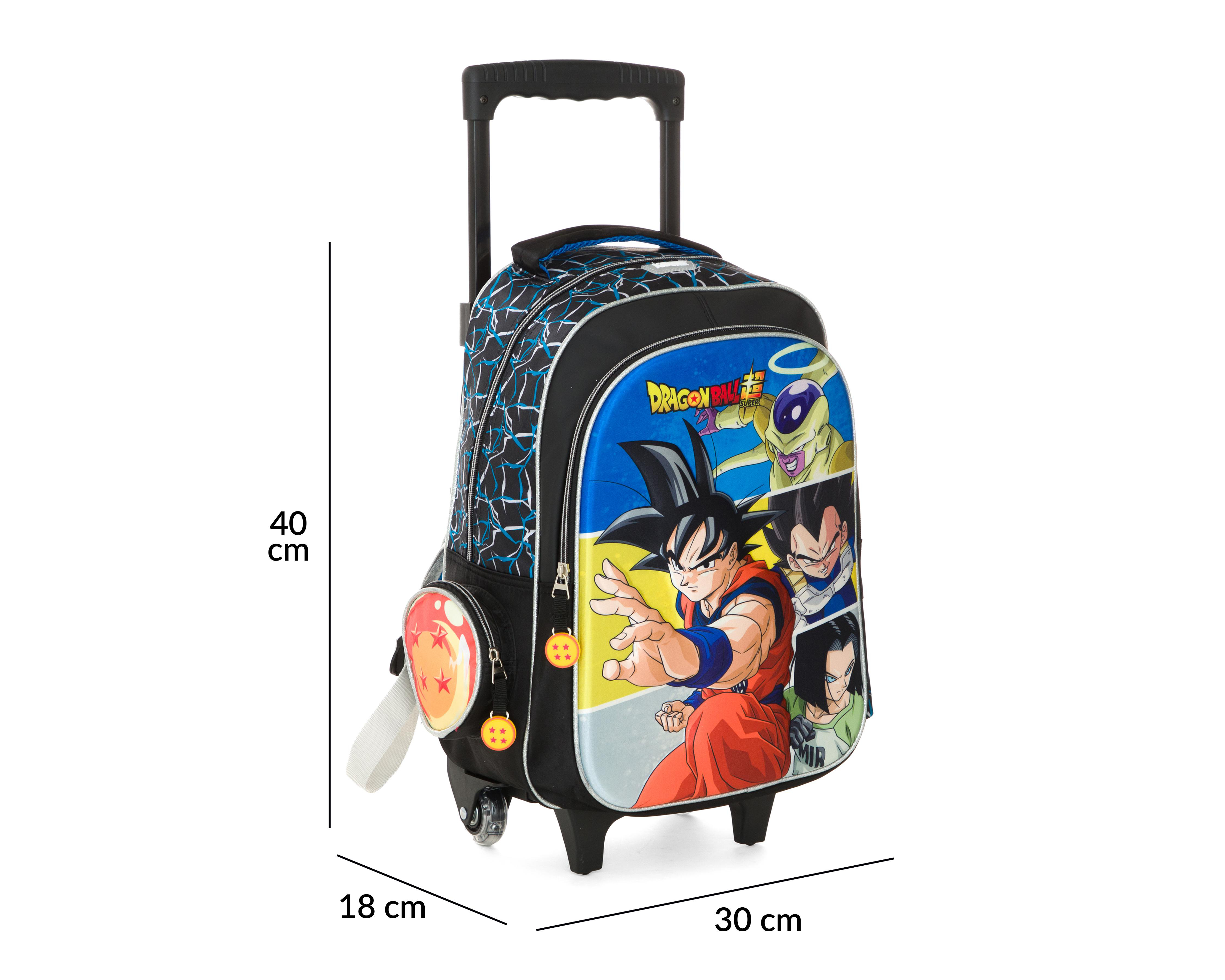 Foto 7 pulgar | Mochila con Ruedas Dragon Ball Super Estampada