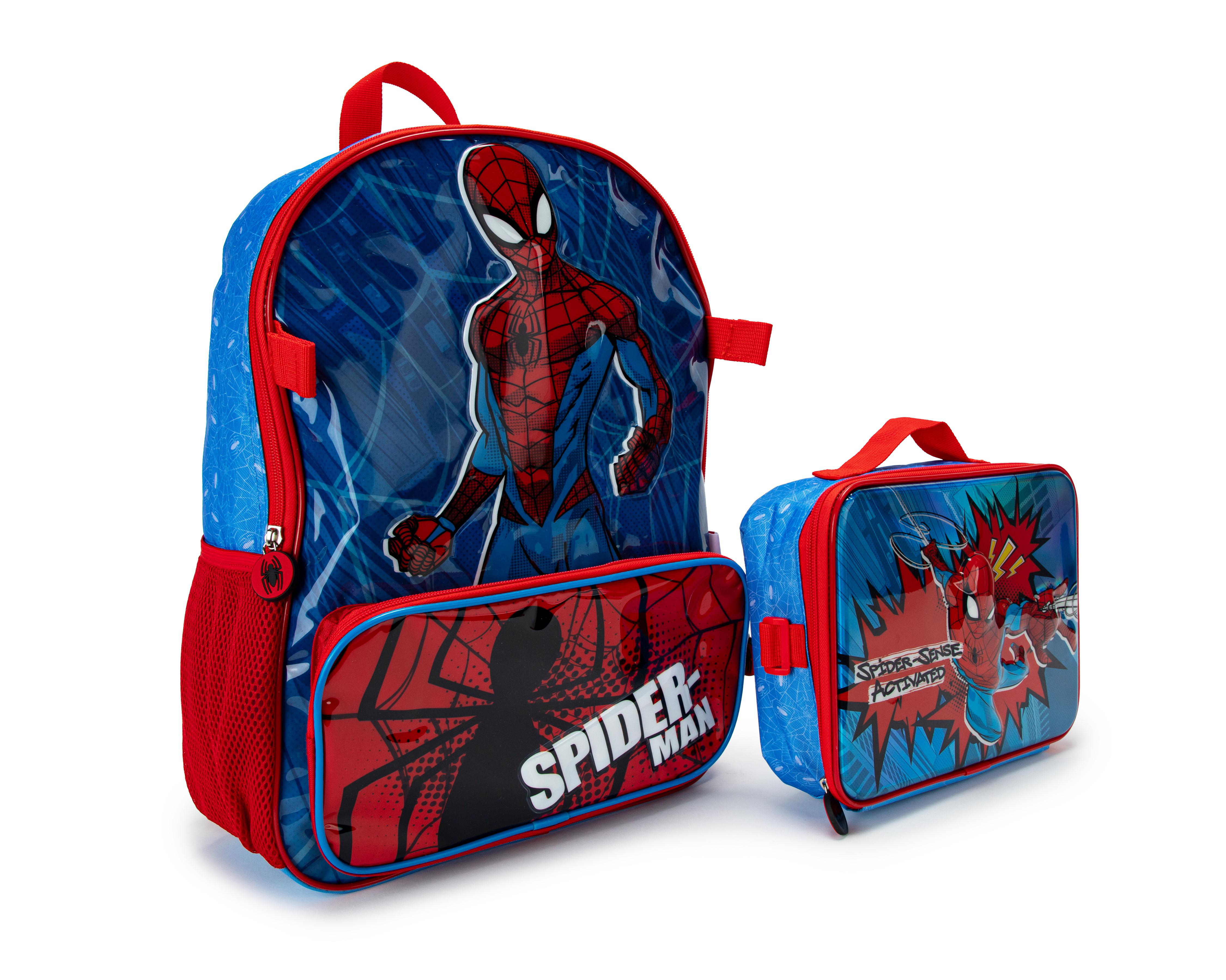 Foto 3 pulgar | Mochila Escolar Marvel Spider-Man con Lonchera