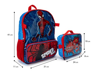 Foto 5 | Mochila Escolar Marvel Spider-Man con Lonchera