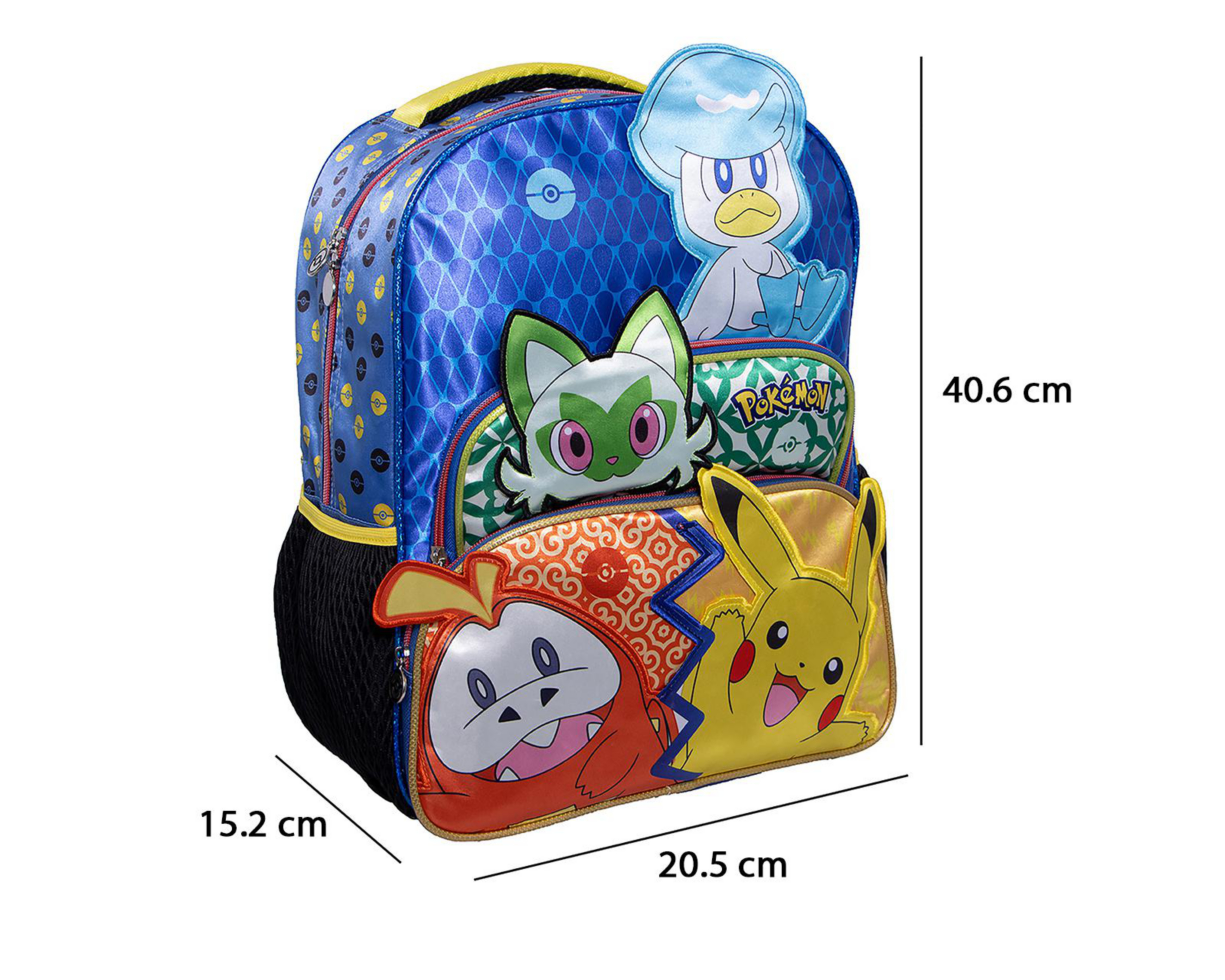 Foto 8 pulgar | Mochila Escolar Pokémon Multicolor