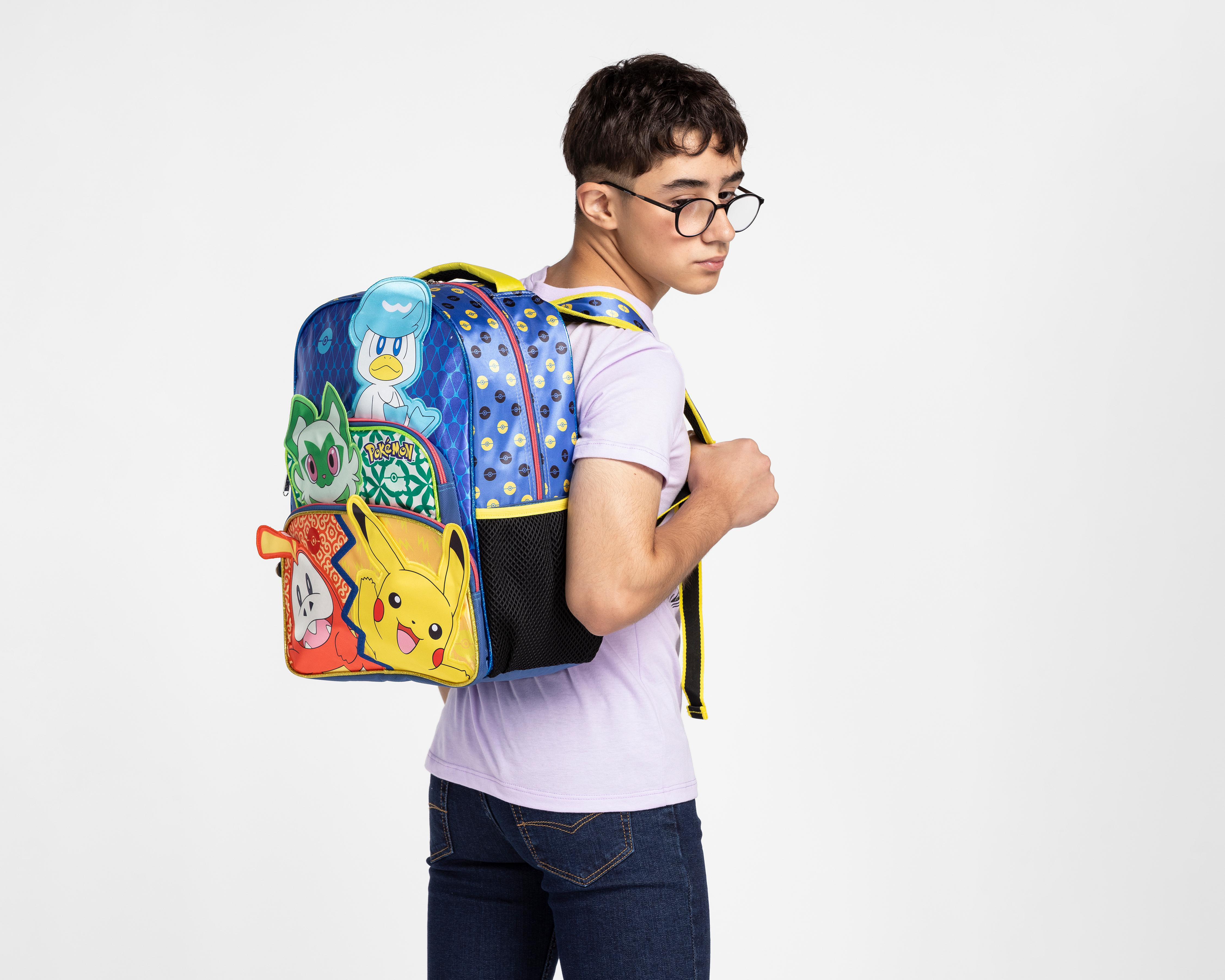 Foto 8 | Mochila Escolar Pokémon Multicolor