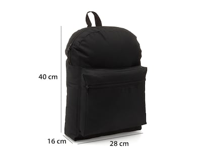 Foto 7 | Mochila Escolar Grafito con Útiles Escolares