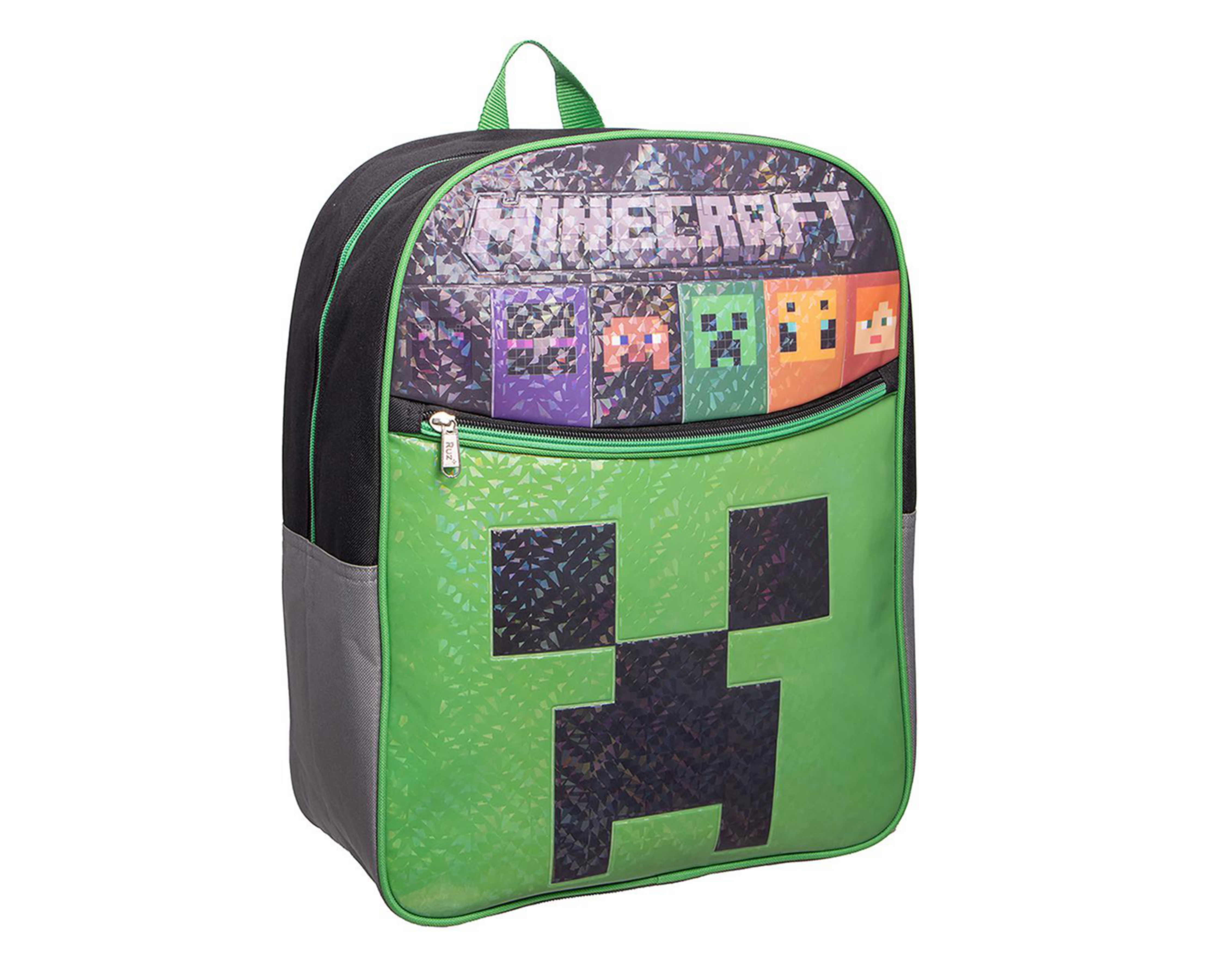 Foto 2 pulgar | Mochila Escolar Minecraft Estampada