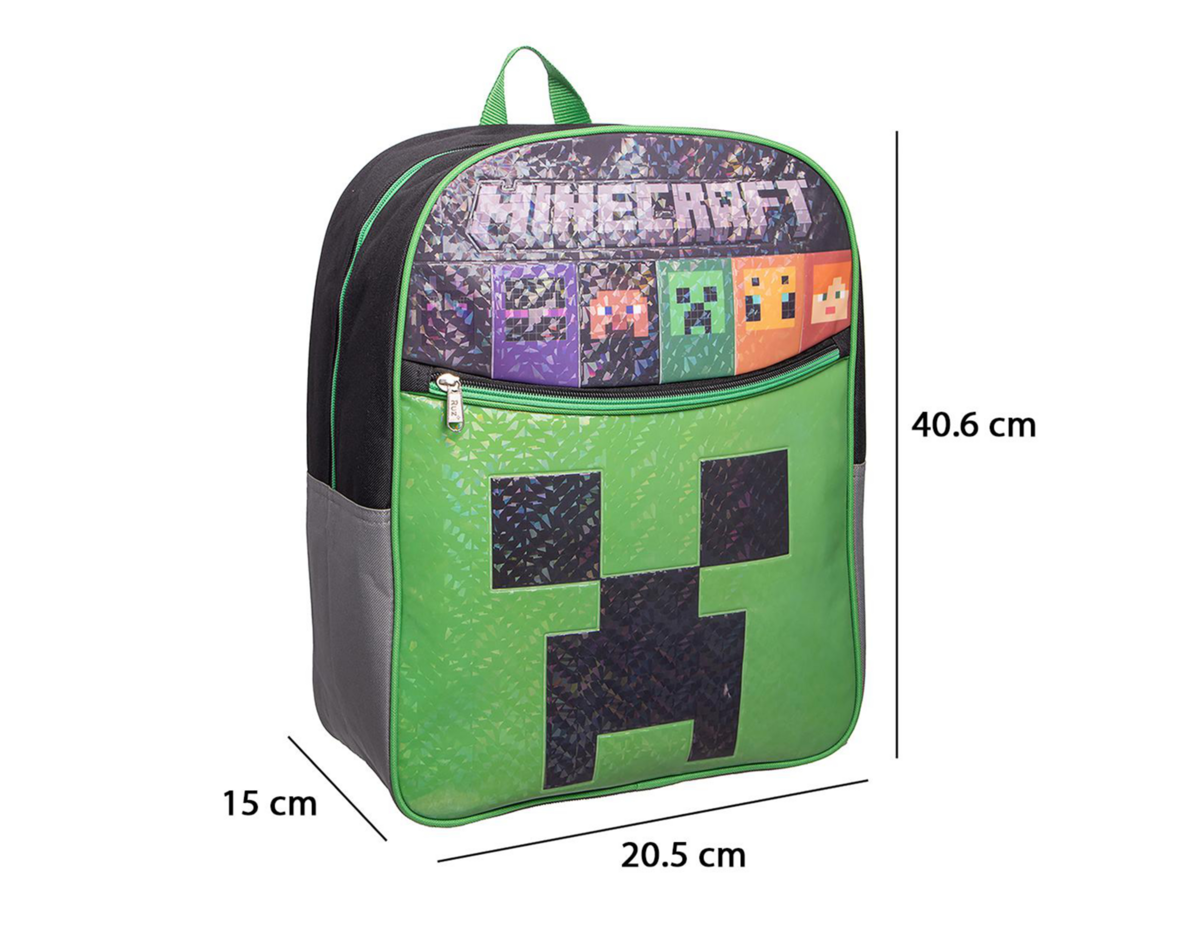 Foto 6 | Mochila Escolar Minecraft Estampada