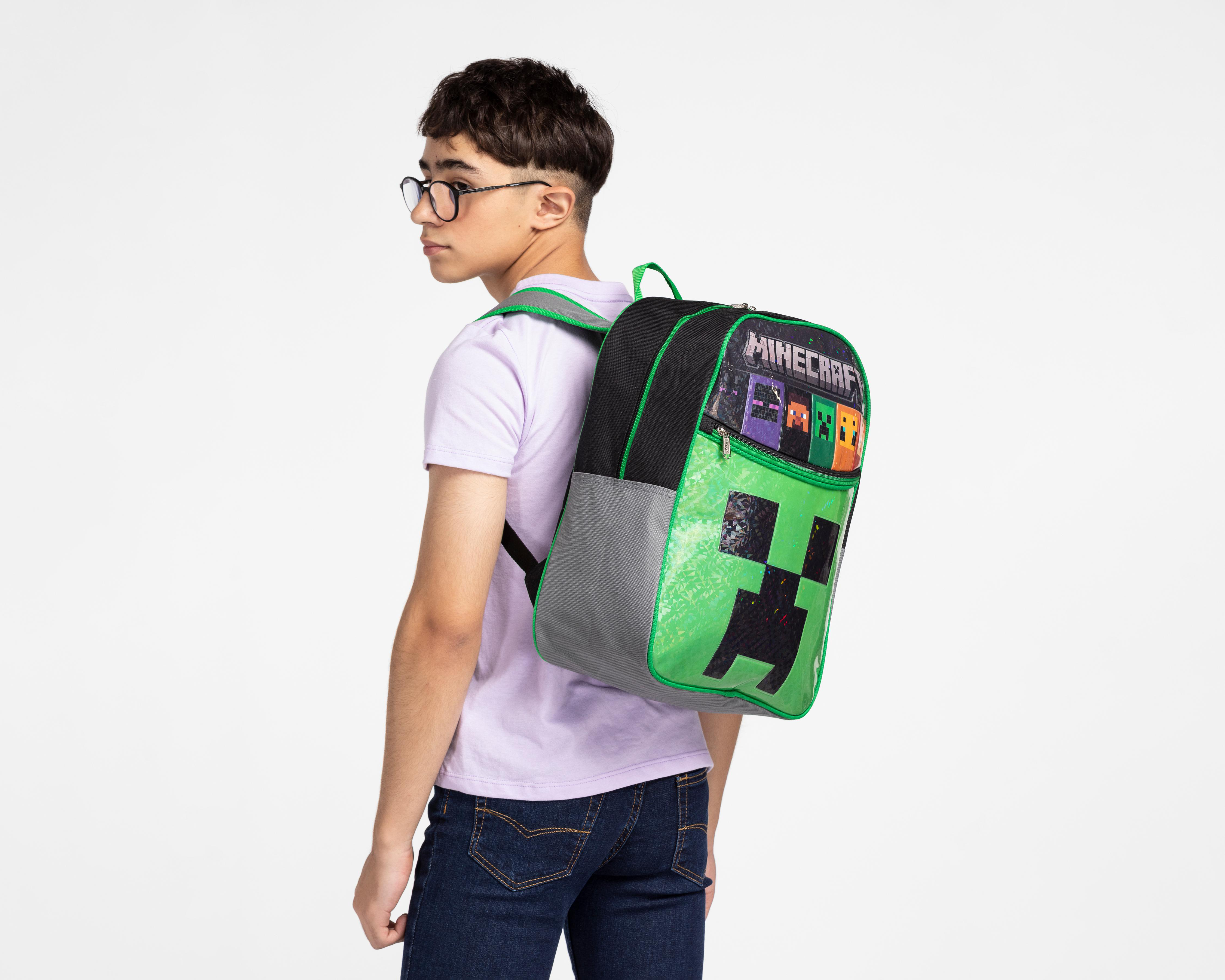 Foto 7 | Mochila Escolar Minecraft Estampada