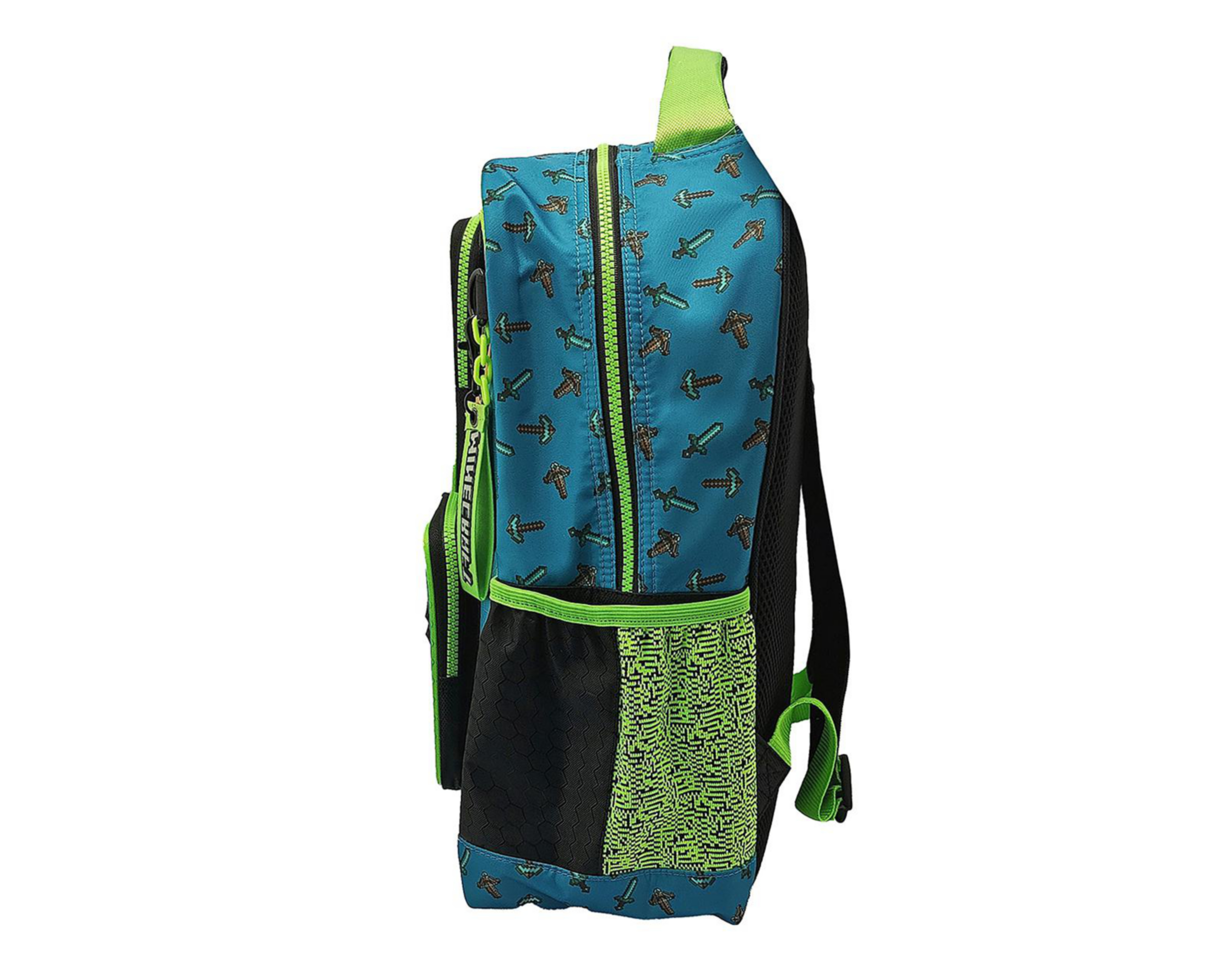 Foto 4 pulgar | Mochila Escolar Minecraft Estampada