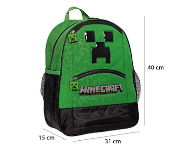 Foto 6 | Mochila Escolar Minecraft Verde