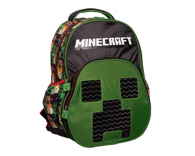 Foto 2 | Mochila Escolar Minecraft Estampada