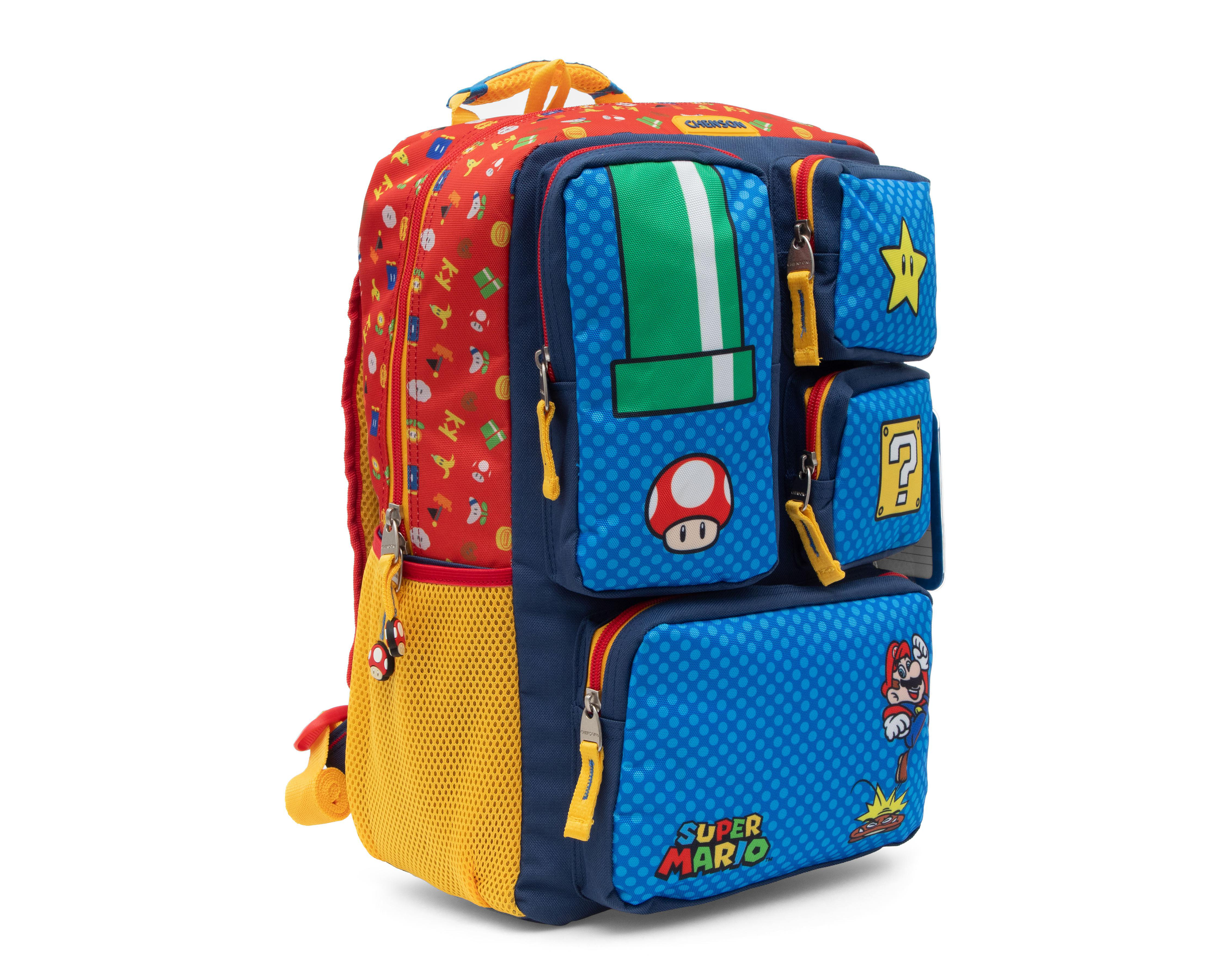 Foto 2 | Mochila Chenson Super Mario Azul Estampada