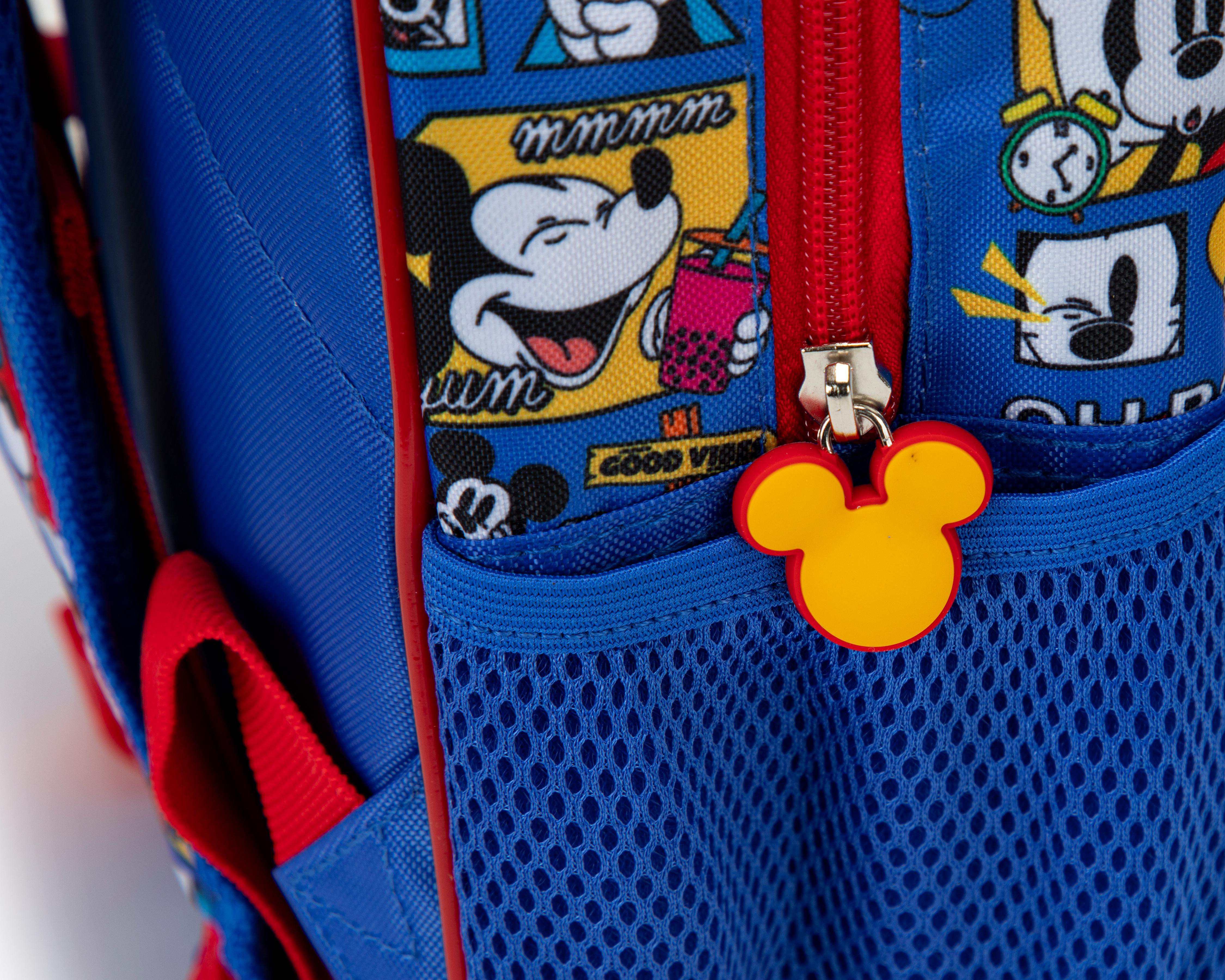Foto 6 pulgar | Mochila Escolar Disney Mickey Mouse Azul