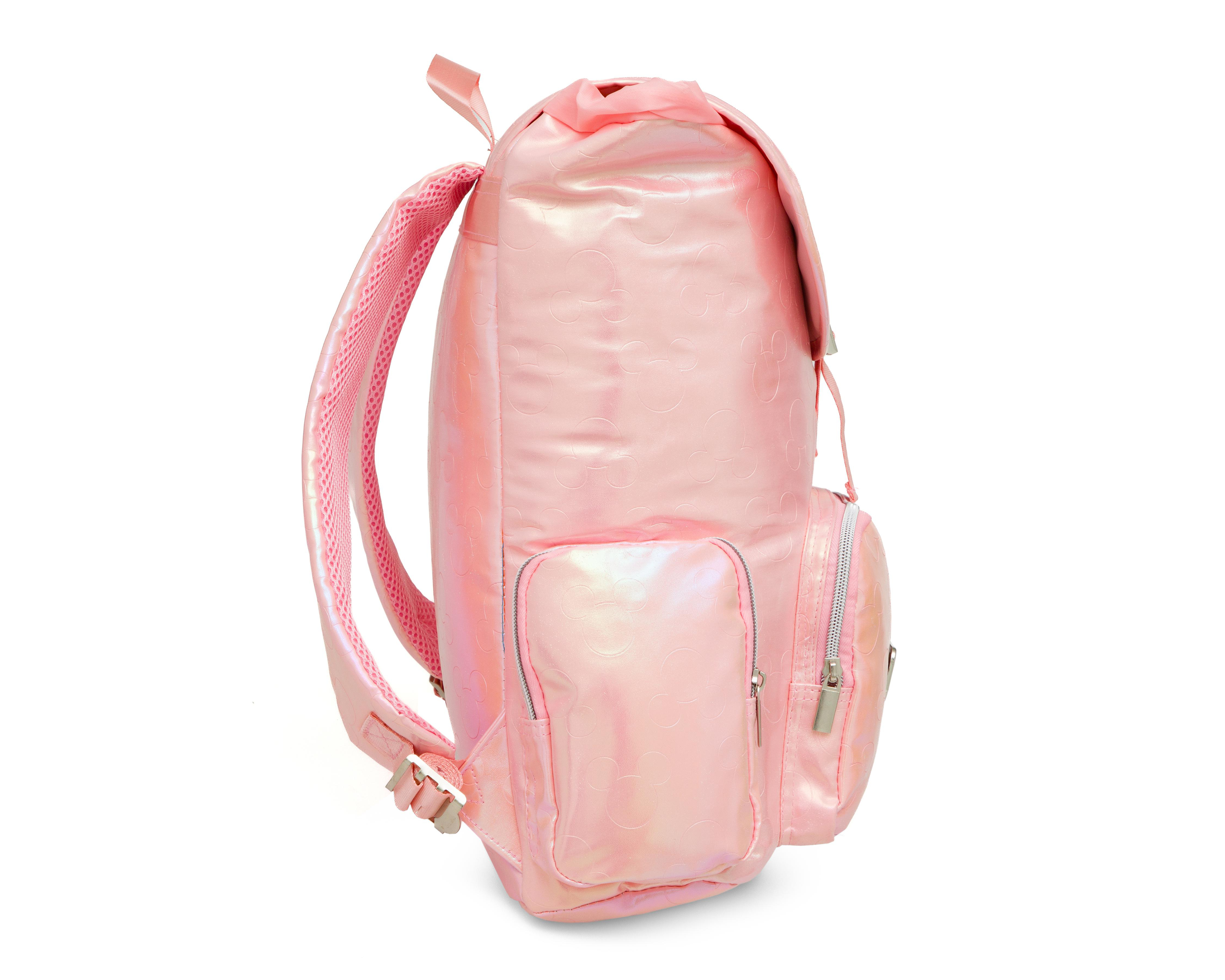 Foto 4 pulgar | Mochila Disney Rosa