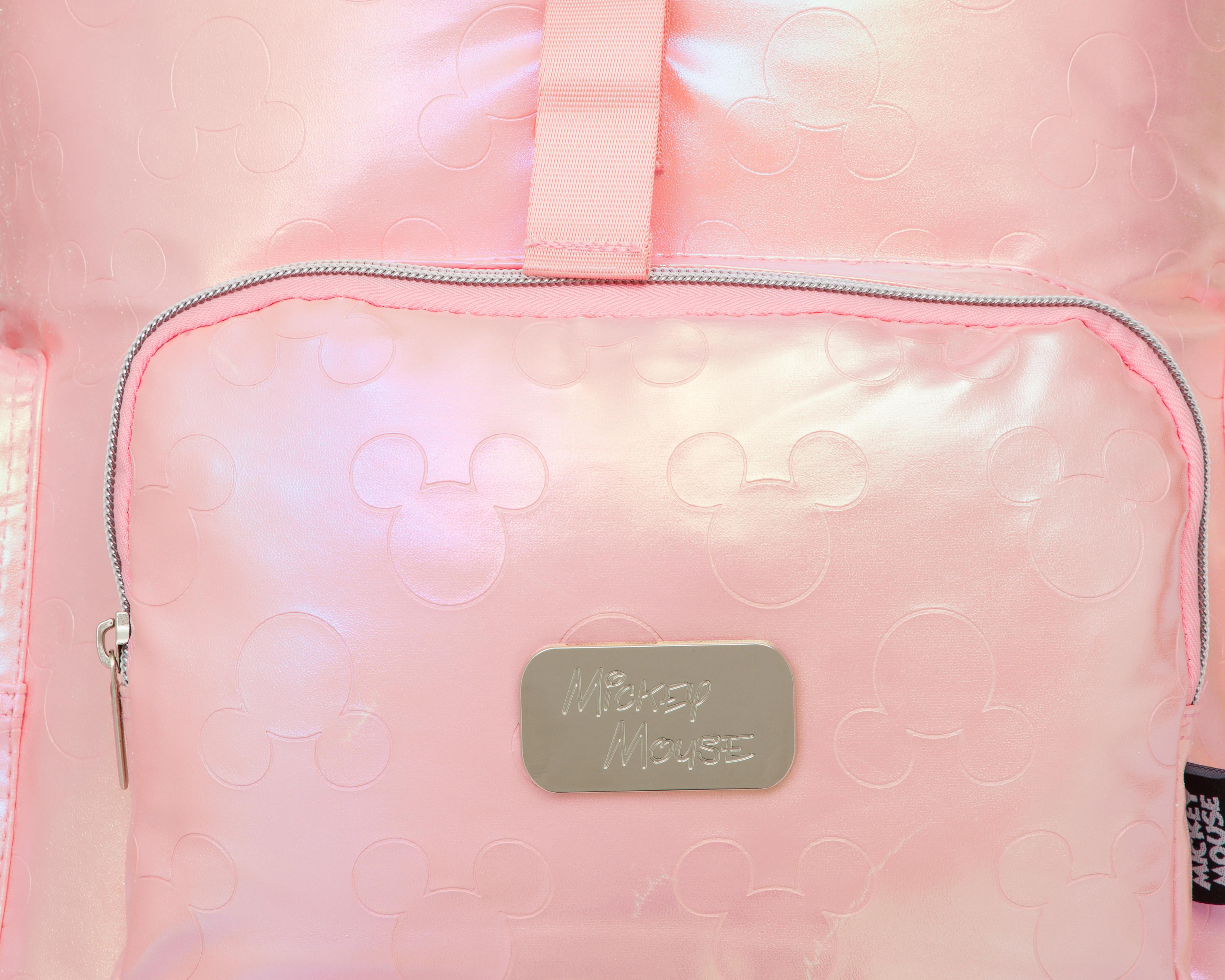 Foto 6 pulgar | Mochila Disney Rosa