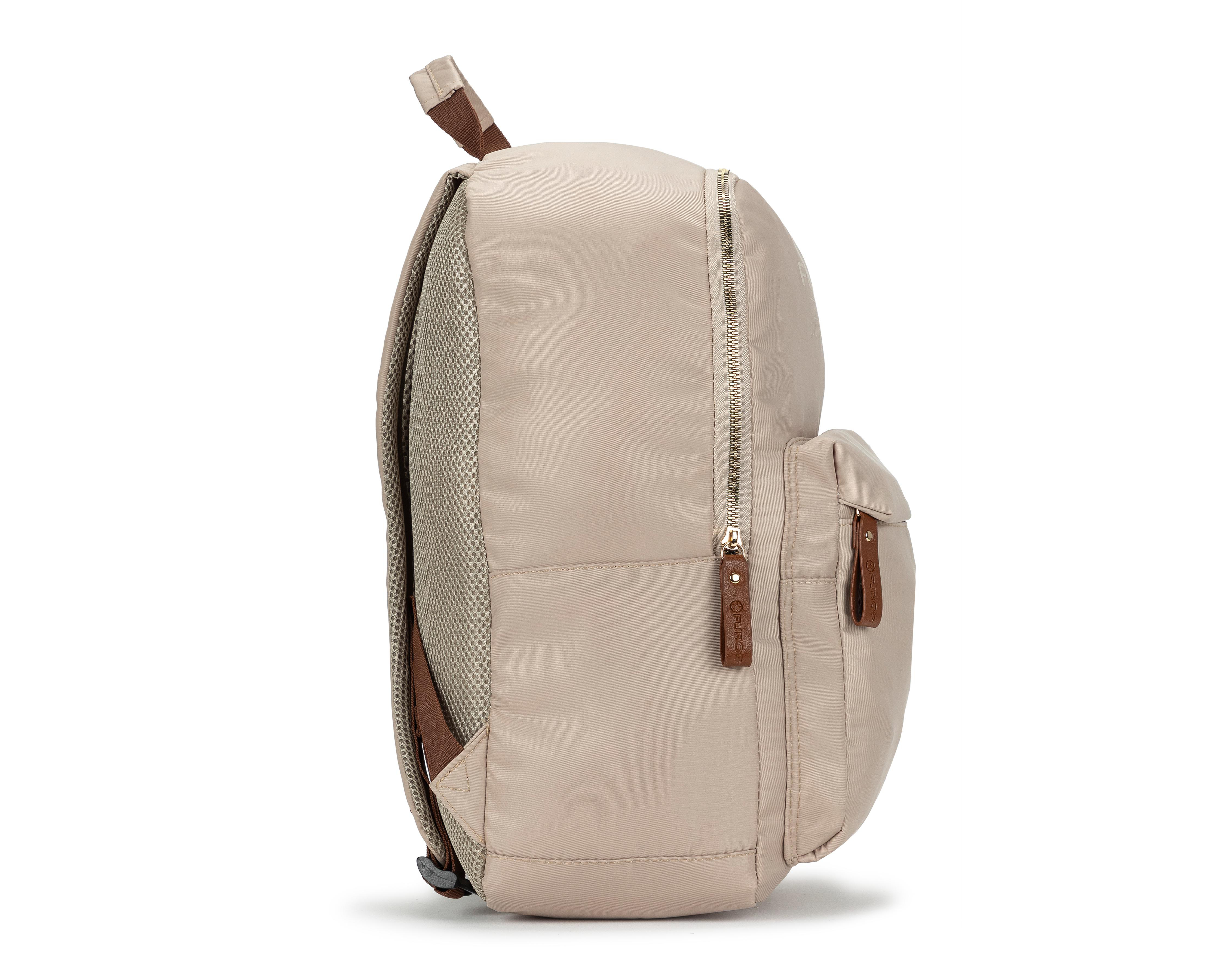 Foto 4 pulgar | Mochila Escolar Furor Beige