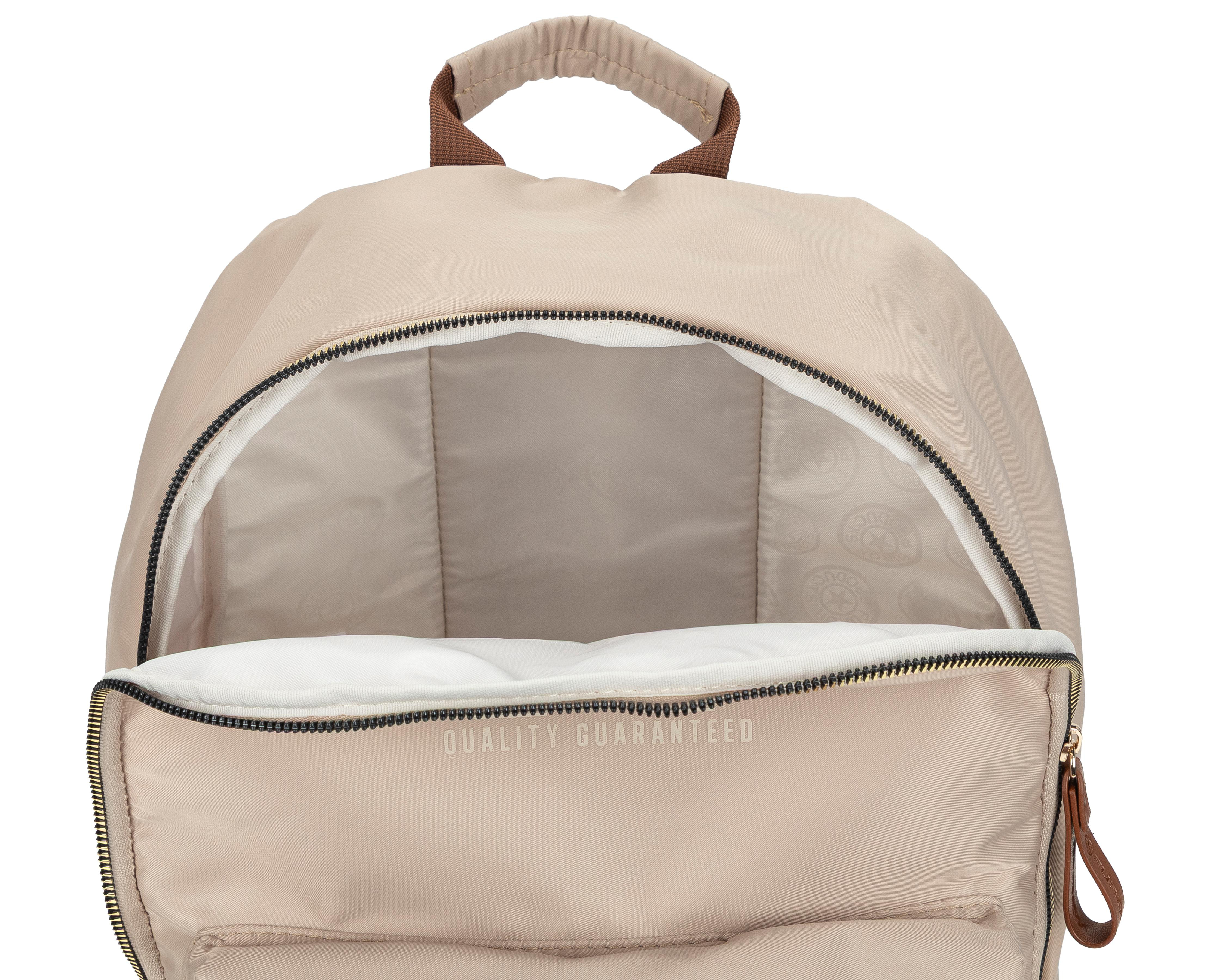 Foto 7 pulgar | Mochila Escolar Furor Beige