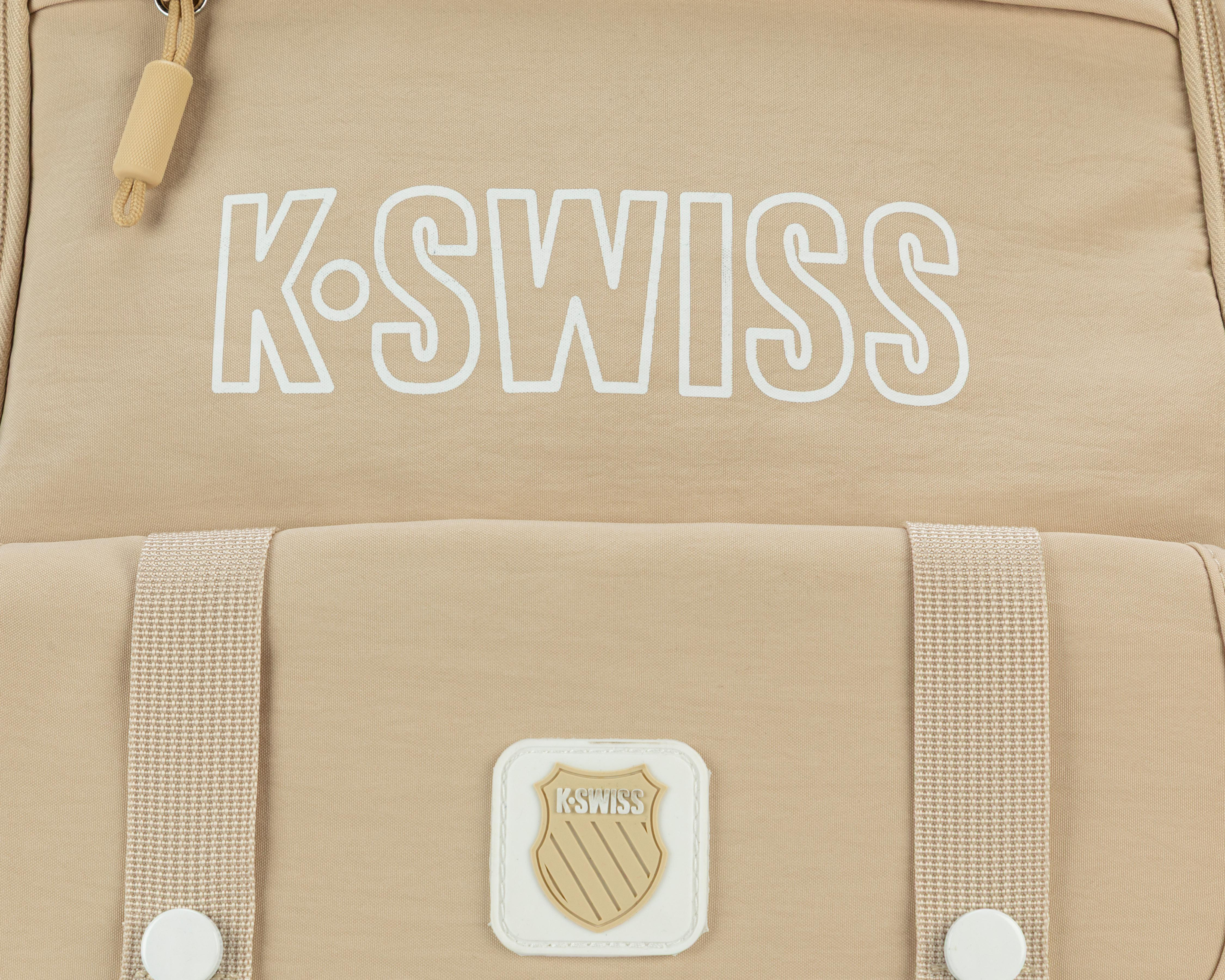 Foto 5 | Mochila Escolar K-Swiss Beige