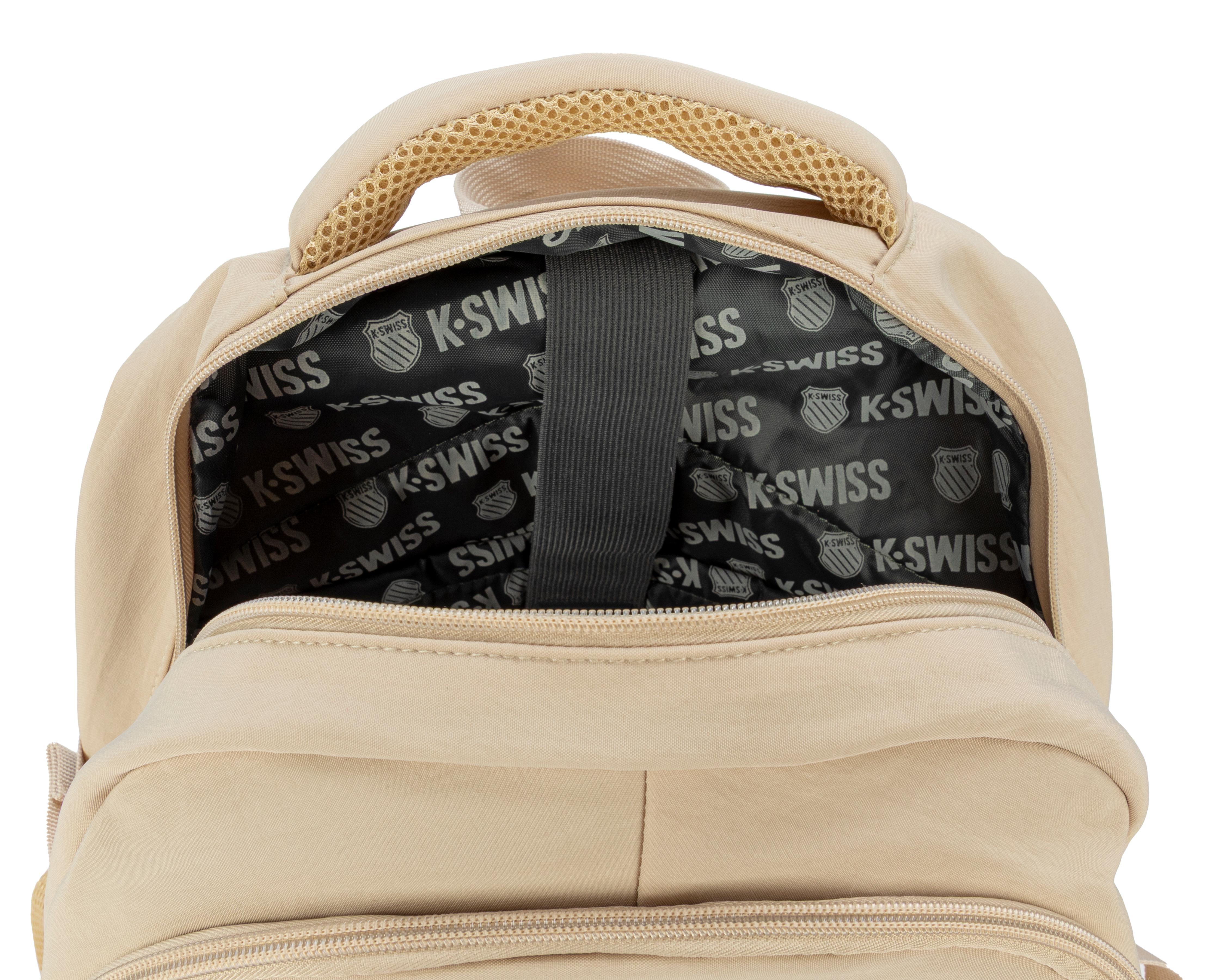 Foto 6 | Mochila Escolar K-Swiss Beige