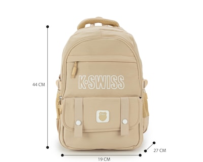 Foto 7 | Mochila Escolar K-Swiss Beige
