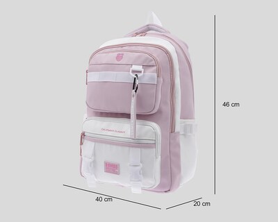 Foto 7 | Mochila Escolar K-Swiss Dione Rosa