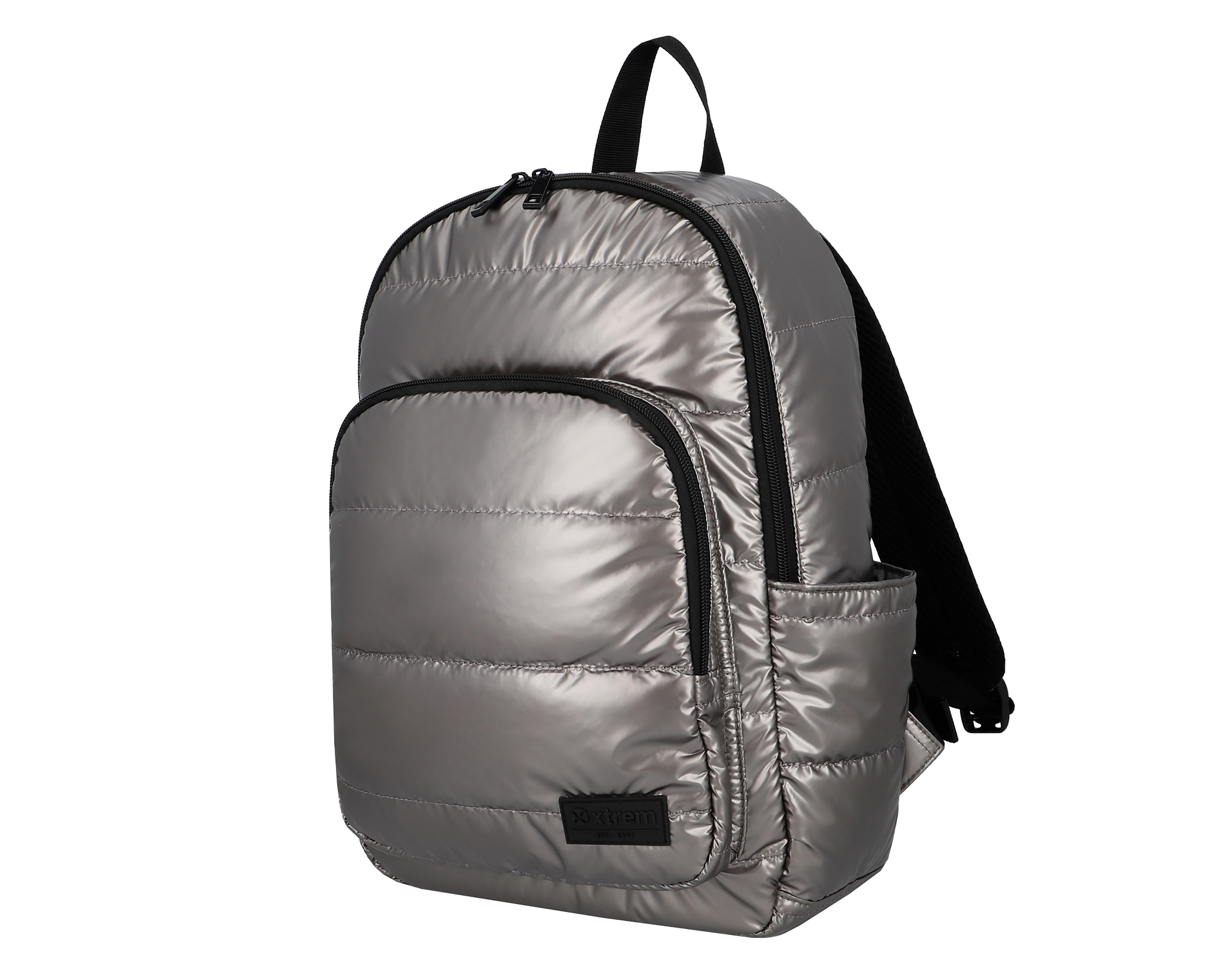 Foto 3 pulgar | Mochila Escolar Xtrem Plateada