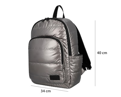 Foto 7 | Mochila Escolar Xtrem Plateada