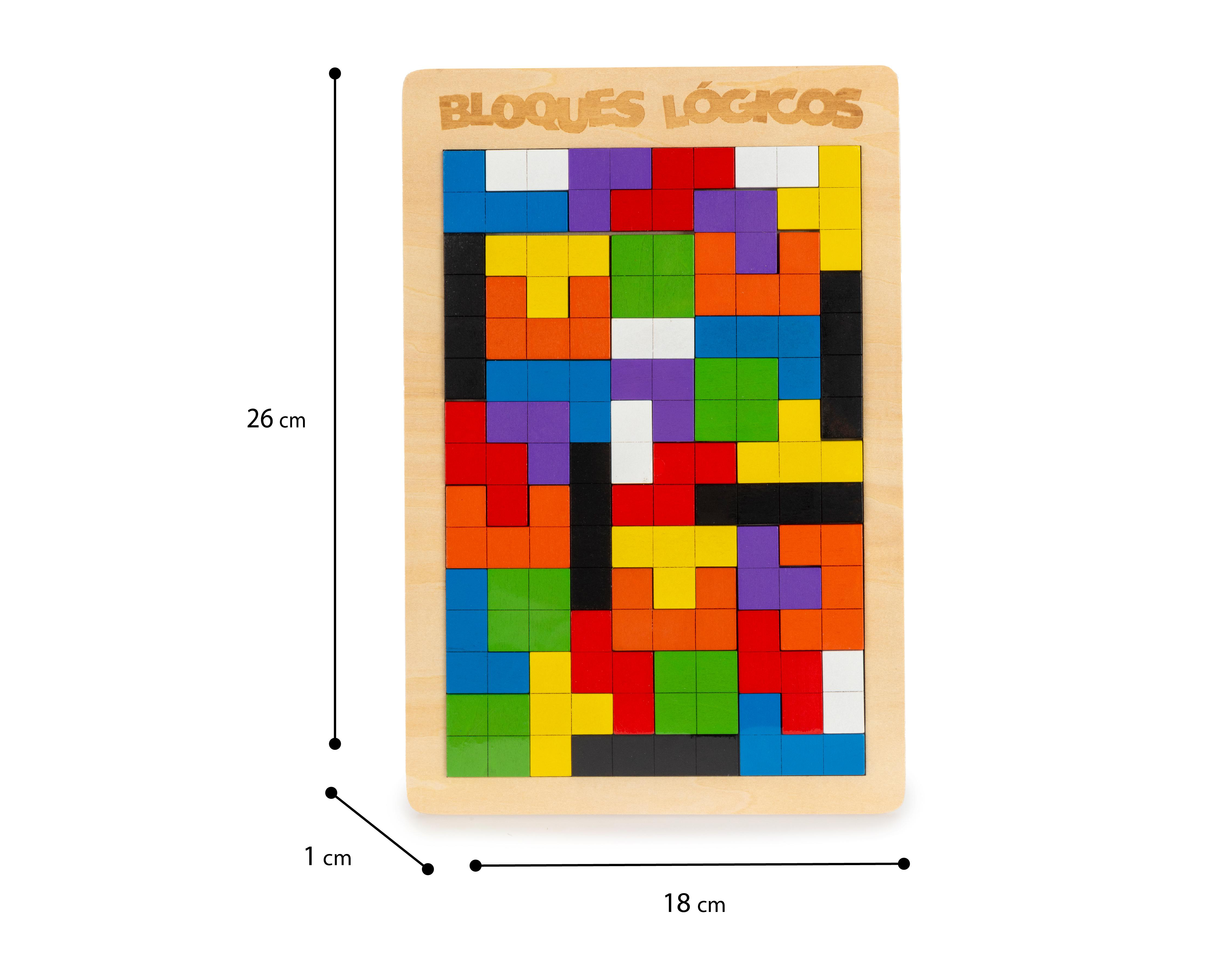 Foto 3 | Rompecabezas de Madera Educactivity Bloques Lógicos